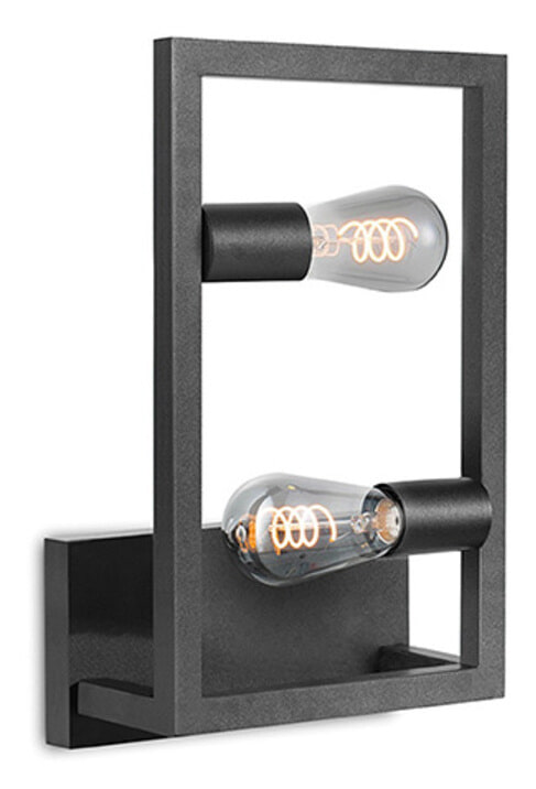 LABEL51 Wandlamp Quadrato 2-lamps - Zwart