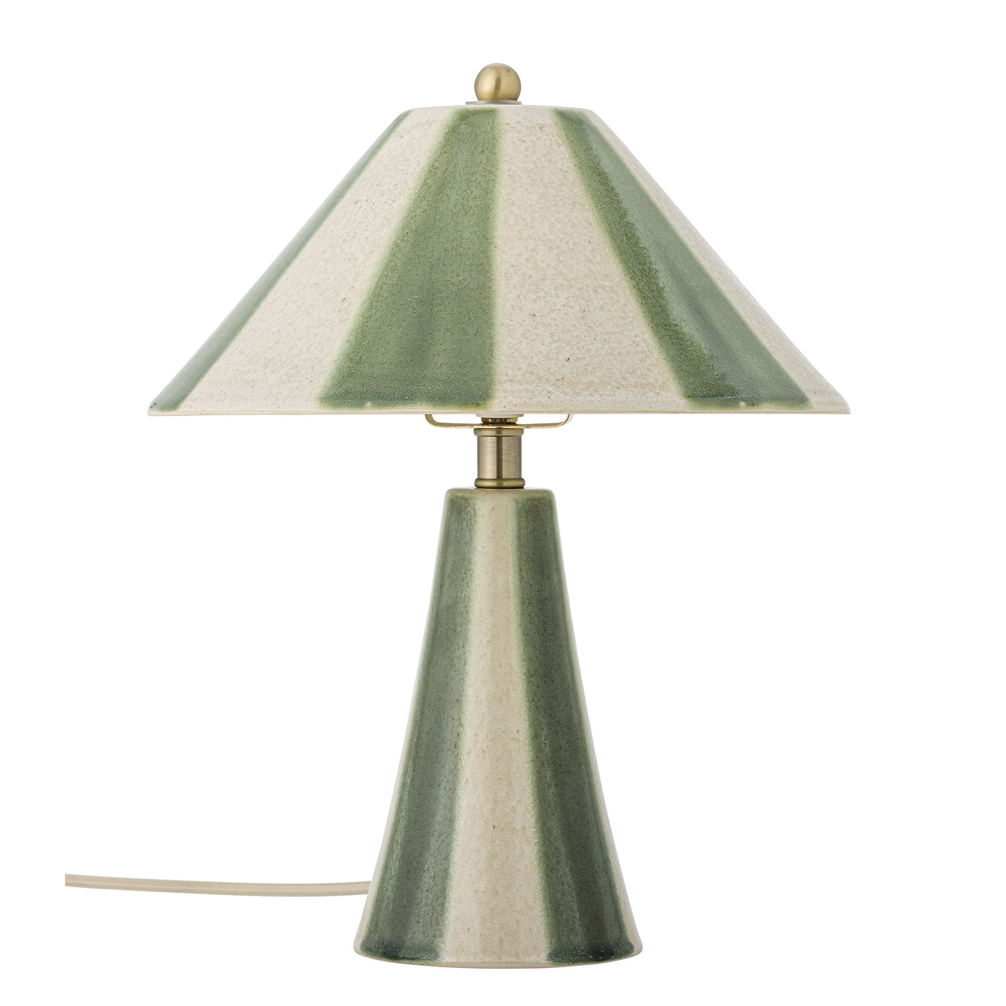 Bloomingville Tafellamp Olive 35cm hoog - Groen