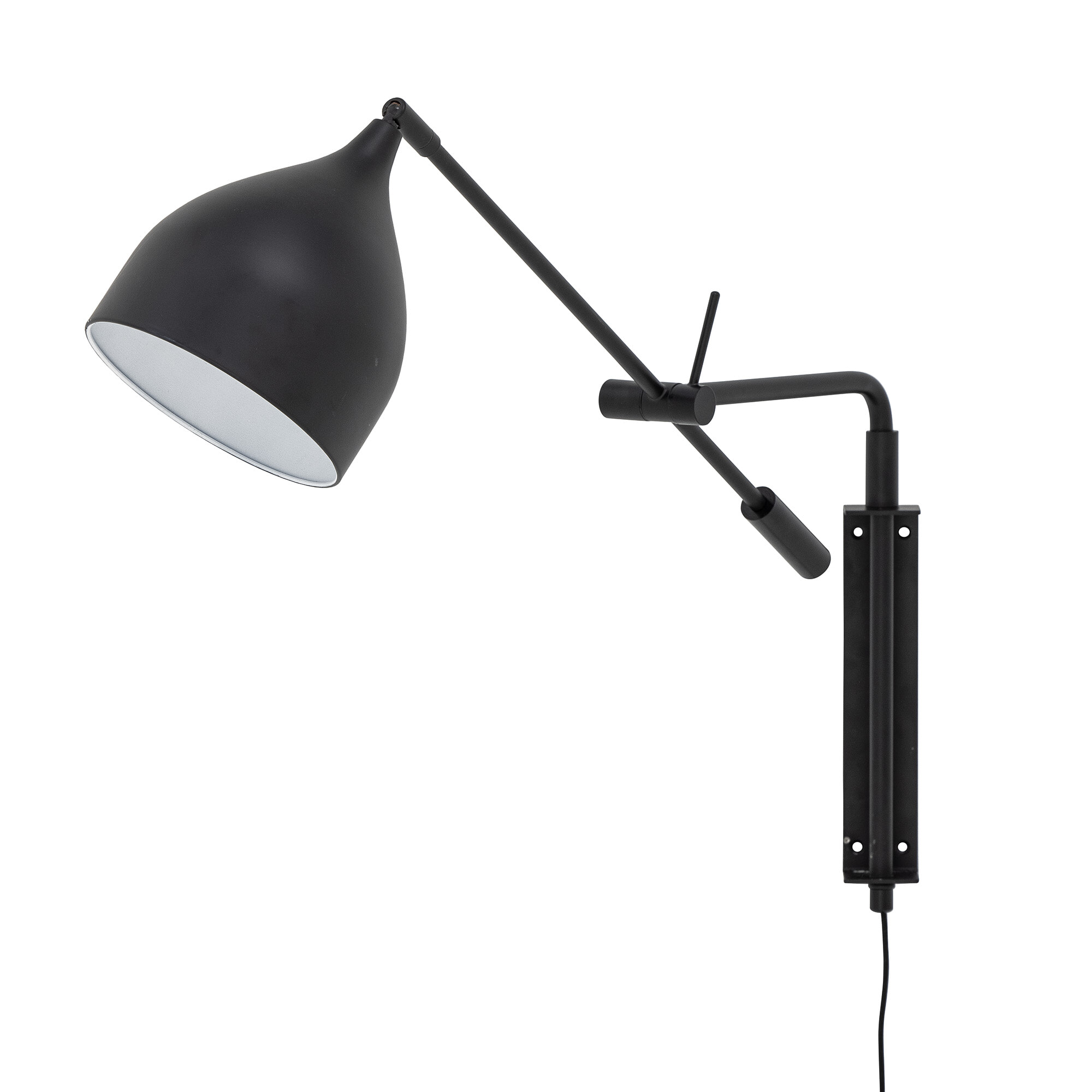 Bloomingville Verstelbare Wandlamp Lyam - Zwart