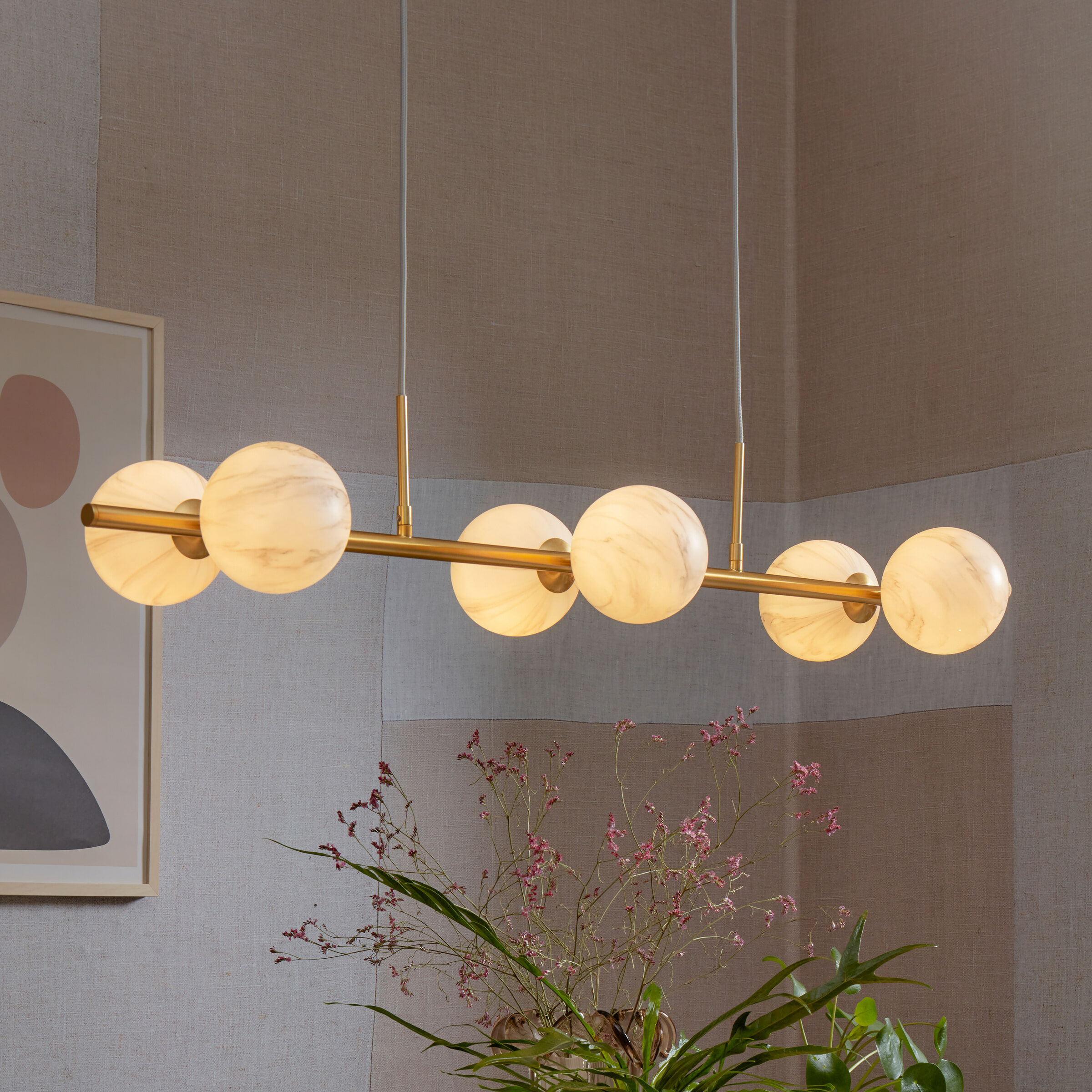 its about RoMi Hanglamp Carrara 6-lamps