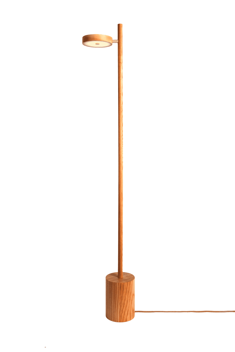 GOOD&MOJO Vloerlamp Okinawa Essenhout