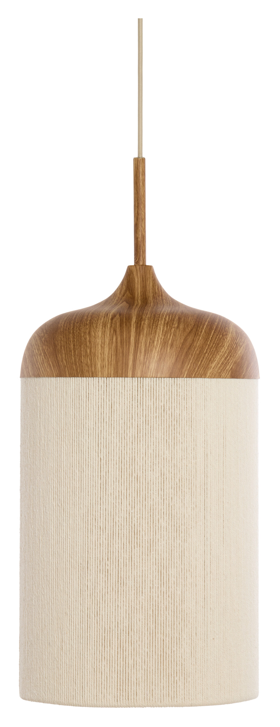 Light & Living Hanglamp Dania Houtlook en touw