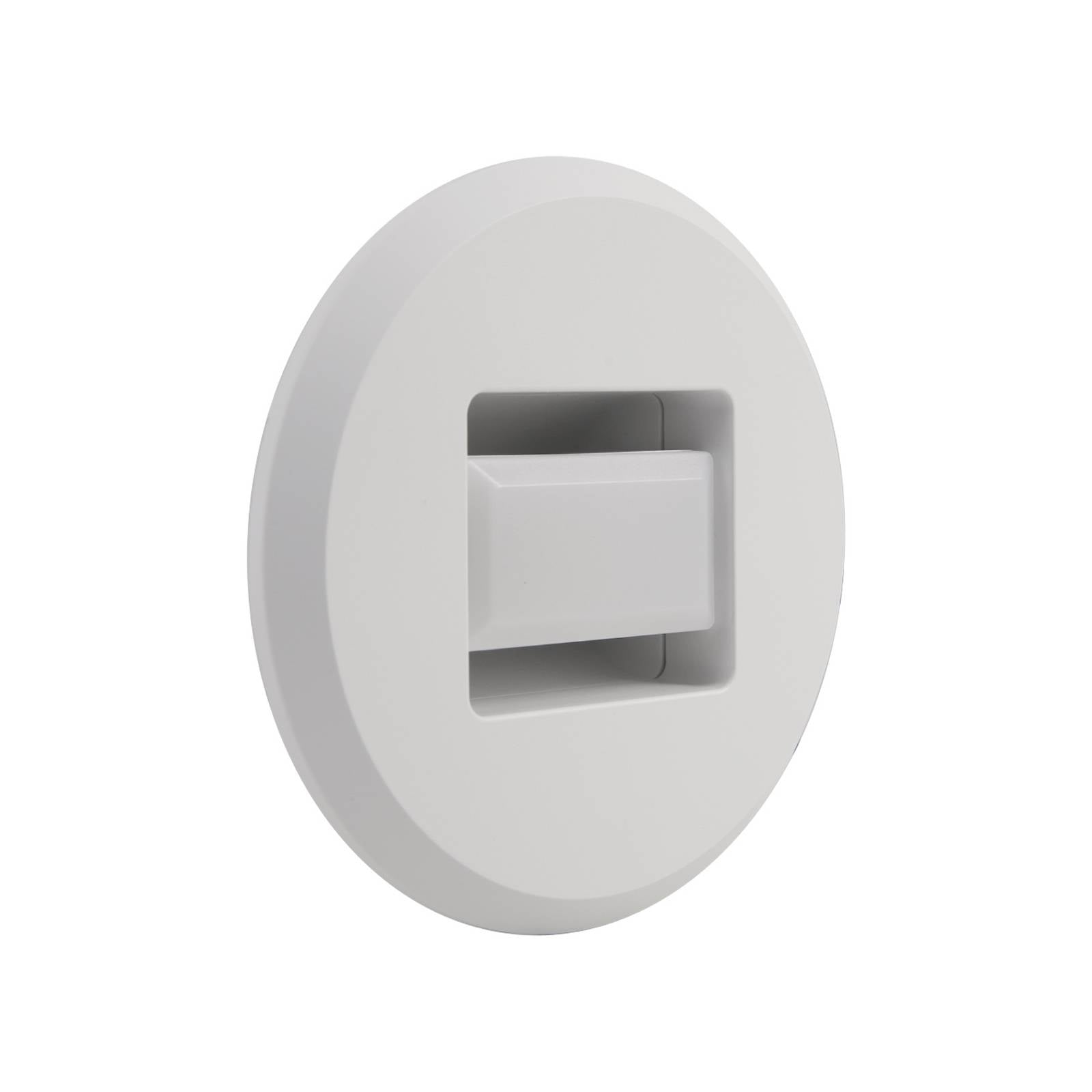 MEGAMAN LED inbouwlamp Tina, wit, Ø 9 cm, draaibaar - Lampen24