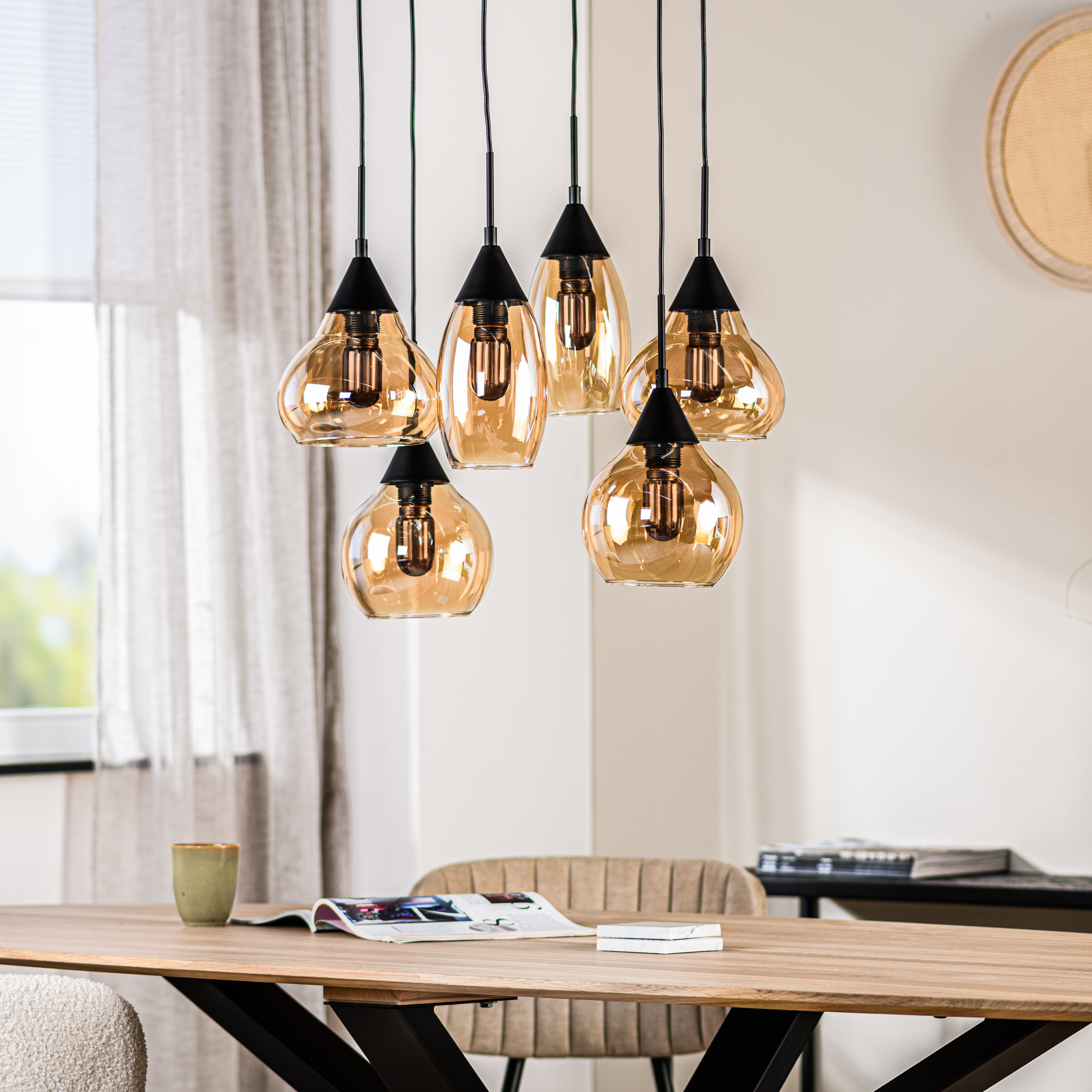 BASE Hanglamp Nino 6-lamps
