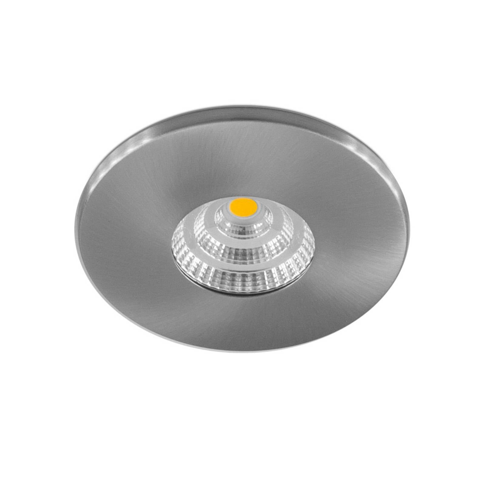 EVN Magneto LED-inbouwplafond IP44 roestvrijstalen look – Lampen24