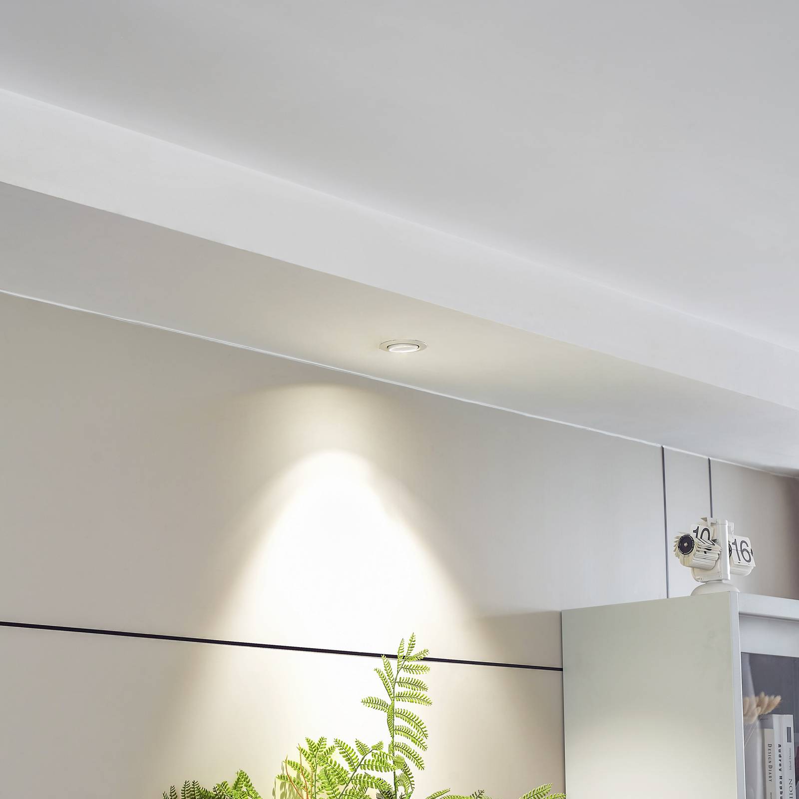 Arcchio Harcos LED downlight, wit, Ø 11 cm, 4.000K – Lampen24