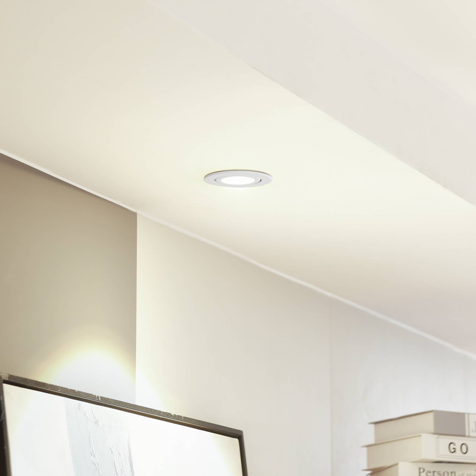 Arcchio LED downlight Jyra, wit, 3.000K – Lampen24