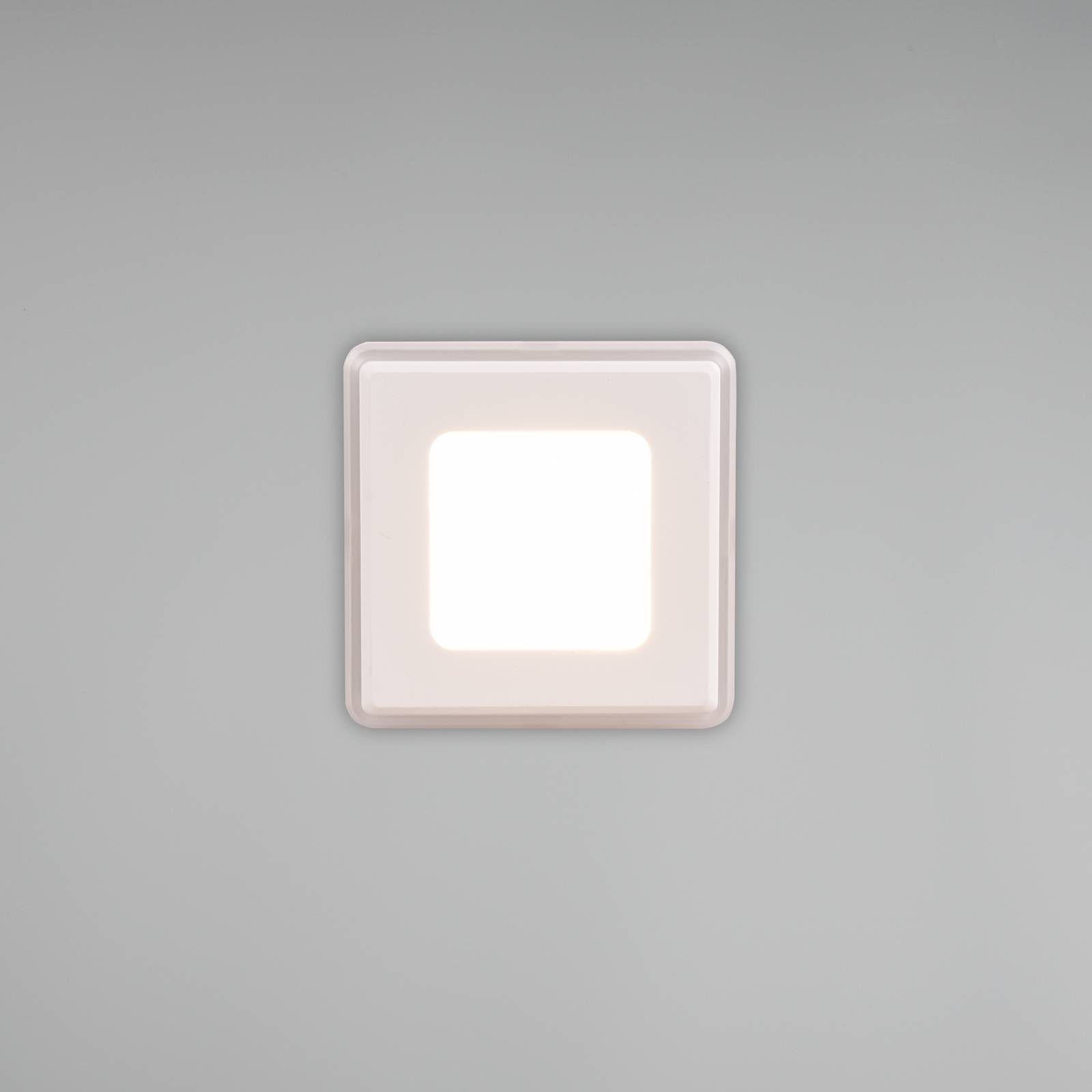 Trio Lighting LED inbouwlamp Nimbus IP44 8,5x8,5cm 830 wit - Lampen24