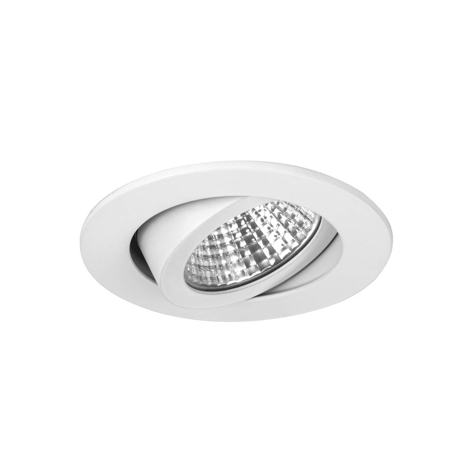 BRUMBERG LED inbouwspot Seven-R, 2.700 K, wit mat, aluminium – Lampen24