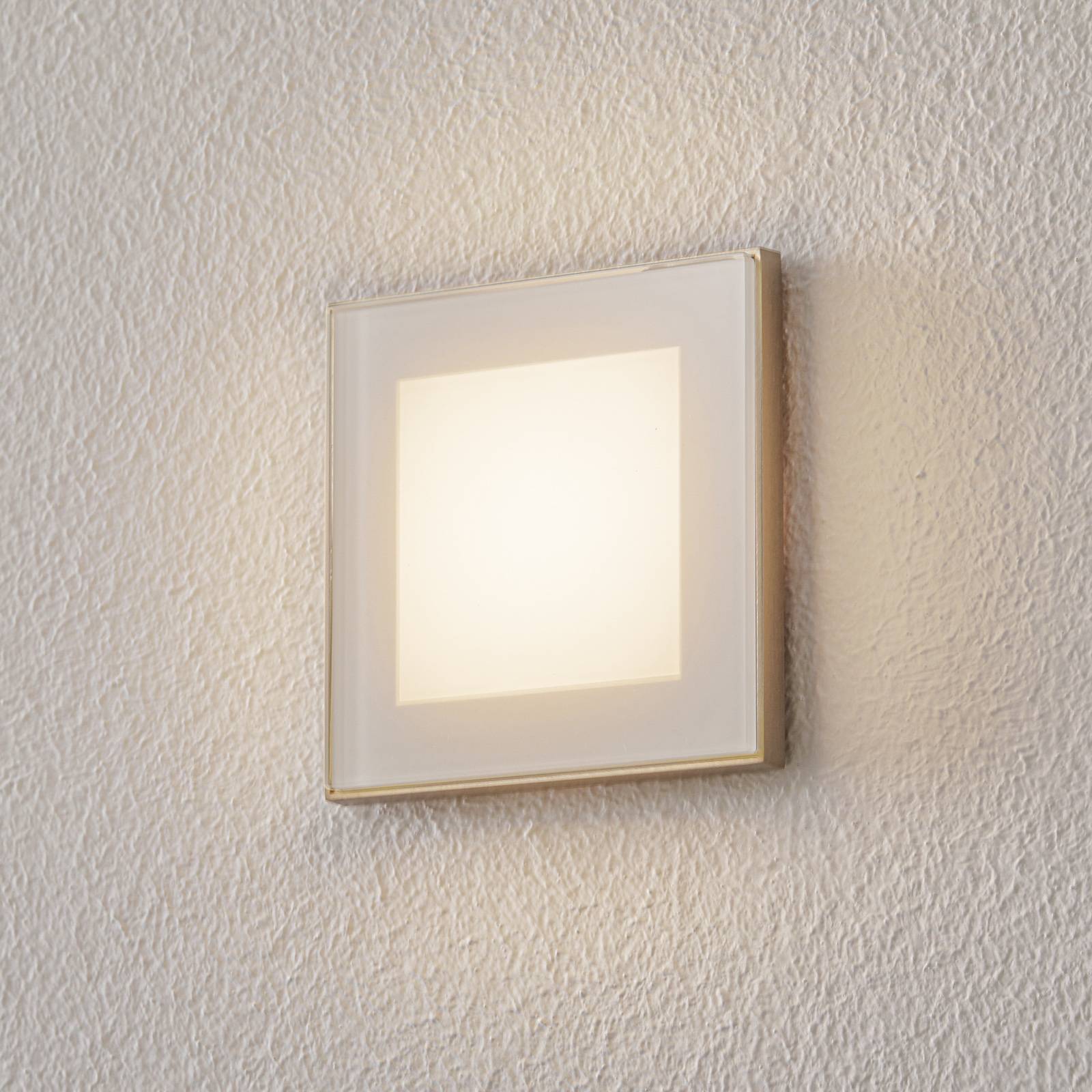 BEGA Accenta wandinbouw hoekig ring staal 315lm – Lampen24