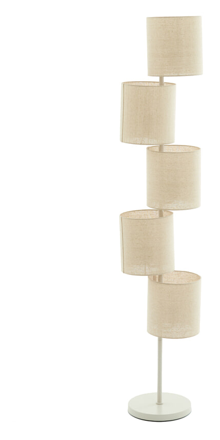 Light & Living Vloerlamp Benigno Linnen