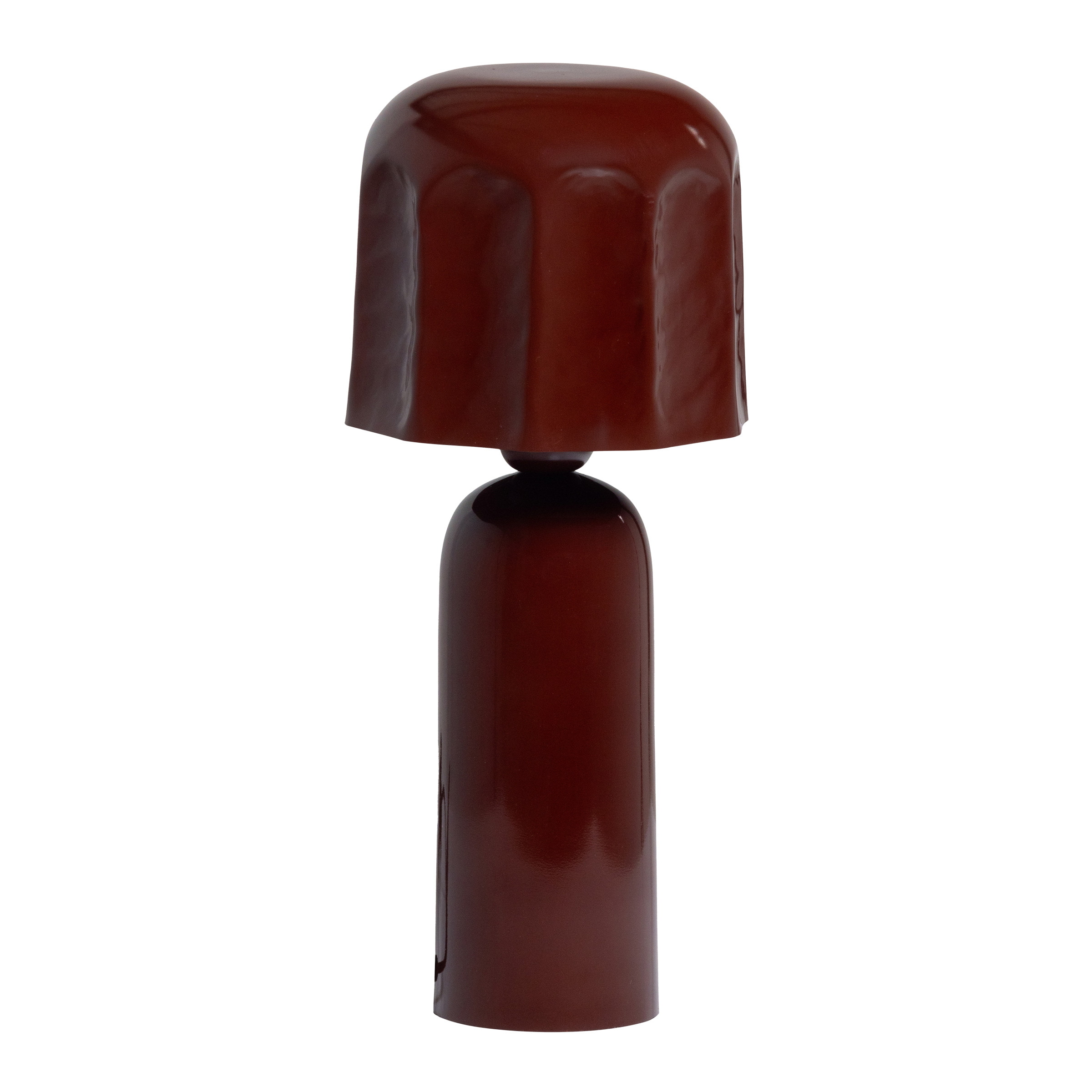 WOOOD Tafellamp Lumira 39cm - Bruinrood