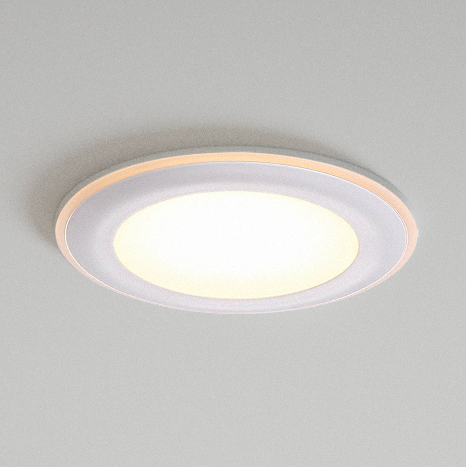 Nordlux LED plafond inbouwlamp Elkton, Ø 8 cm - Lampen24