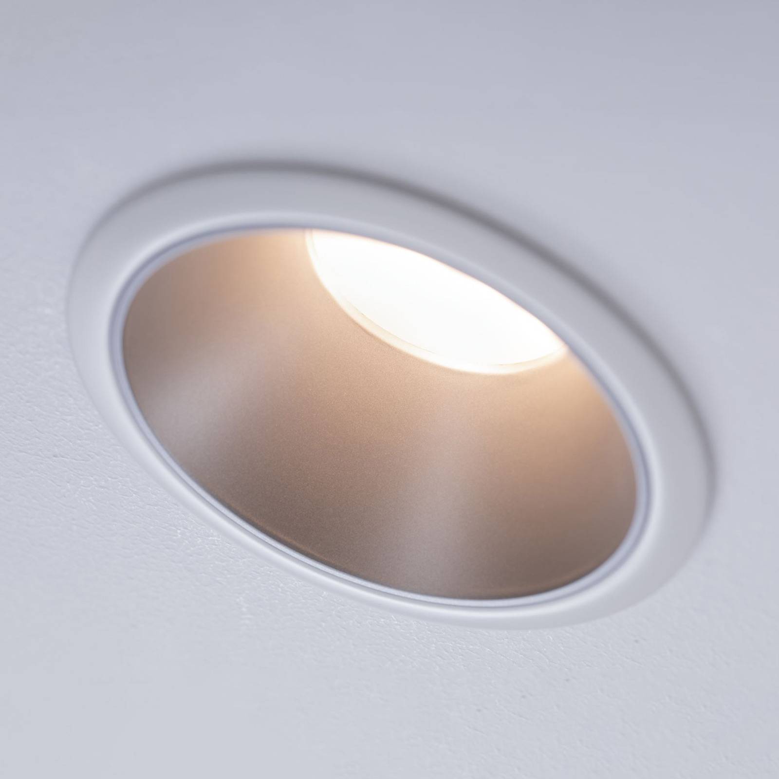 Paulmann Cole LED-spot zilver-wit 3-delige set – Lampen24