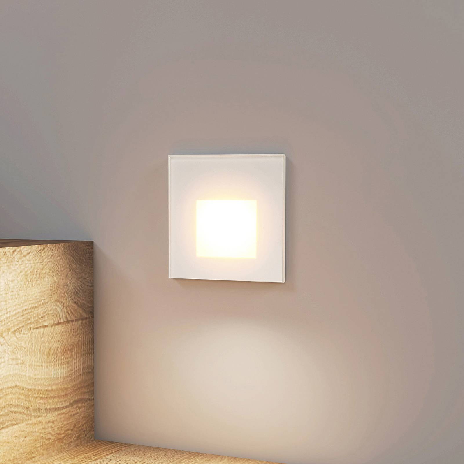 Arcchio LED inbouwlamp Vexi, 7,8 cm x 7,8 cm, wit, CCT – Lampen24