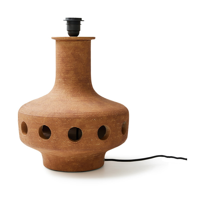 HKliving Lampvoet Ultimate Terracotta - Mud (excl. kap)