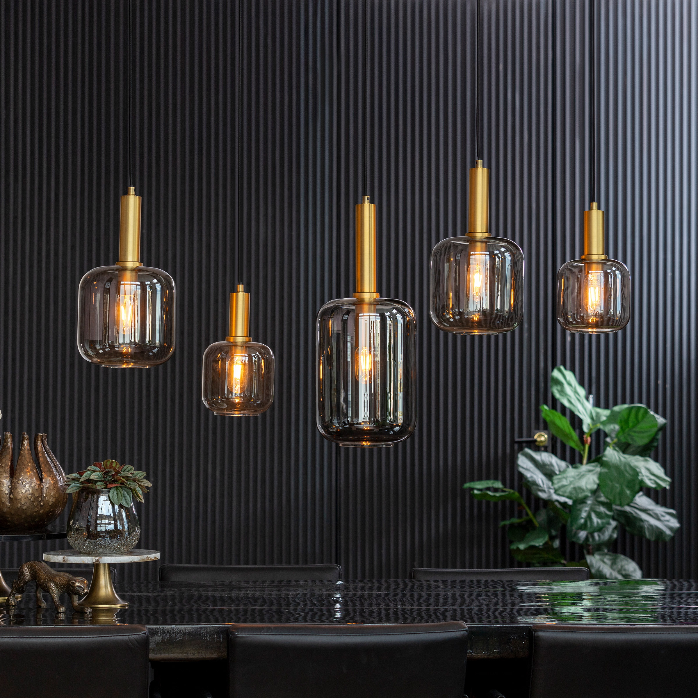 Light & Living Hanglamp Lekar 5-Lamps