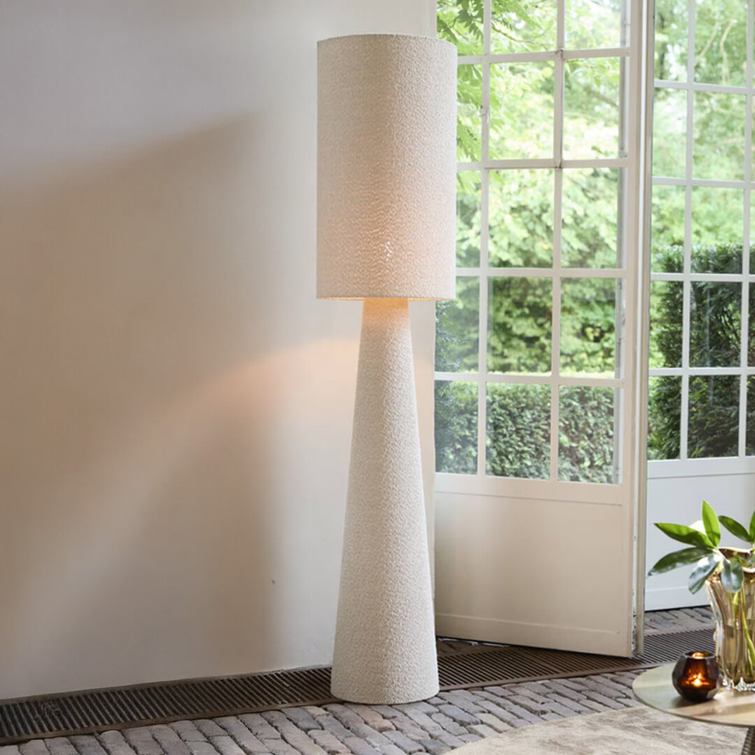 Light & Living Vloerlamp Micky Bouclé