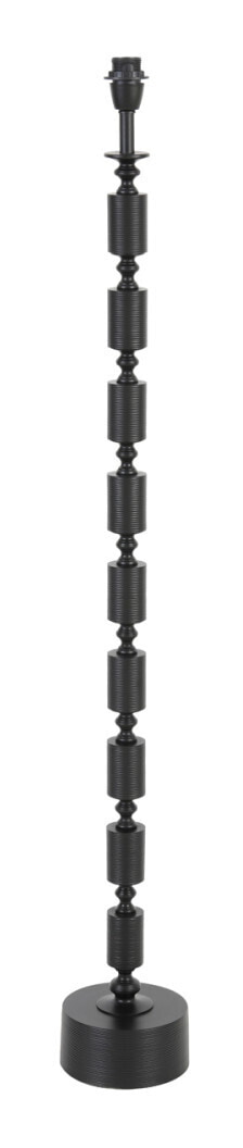 Light & Living Vloerlamp Gitaya 135cm - Mat Zwart (excl. kap) - Rond