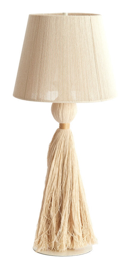 Light & Living Tafellamp Espino 70cm - Crème - Rond