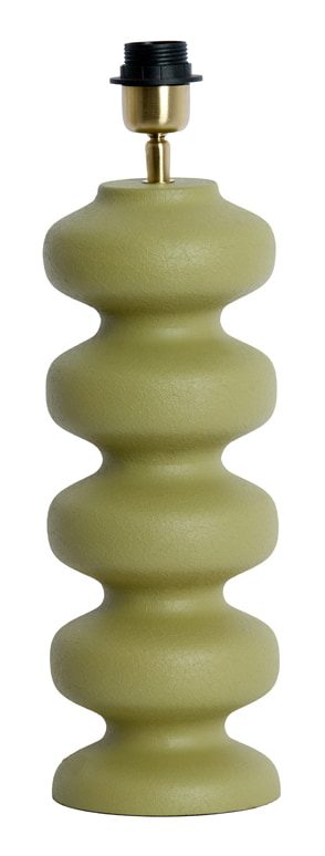 Light & Living Lampvoet Soroca 42cm - Olijfgroen (excl. kap) - Rond