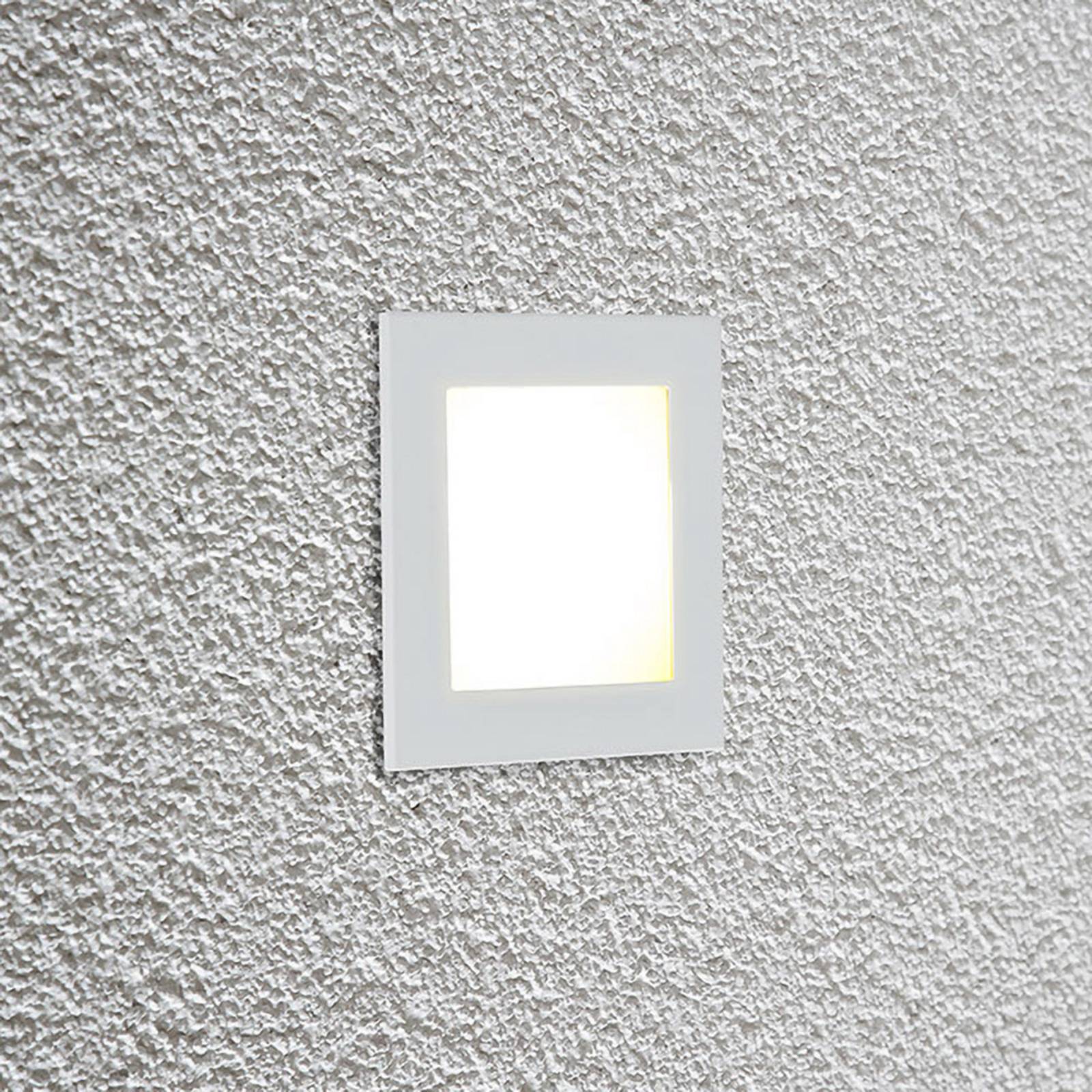 EVN P2180 LED wand inbouwlamp, 3.000 K, wit – Lampen24