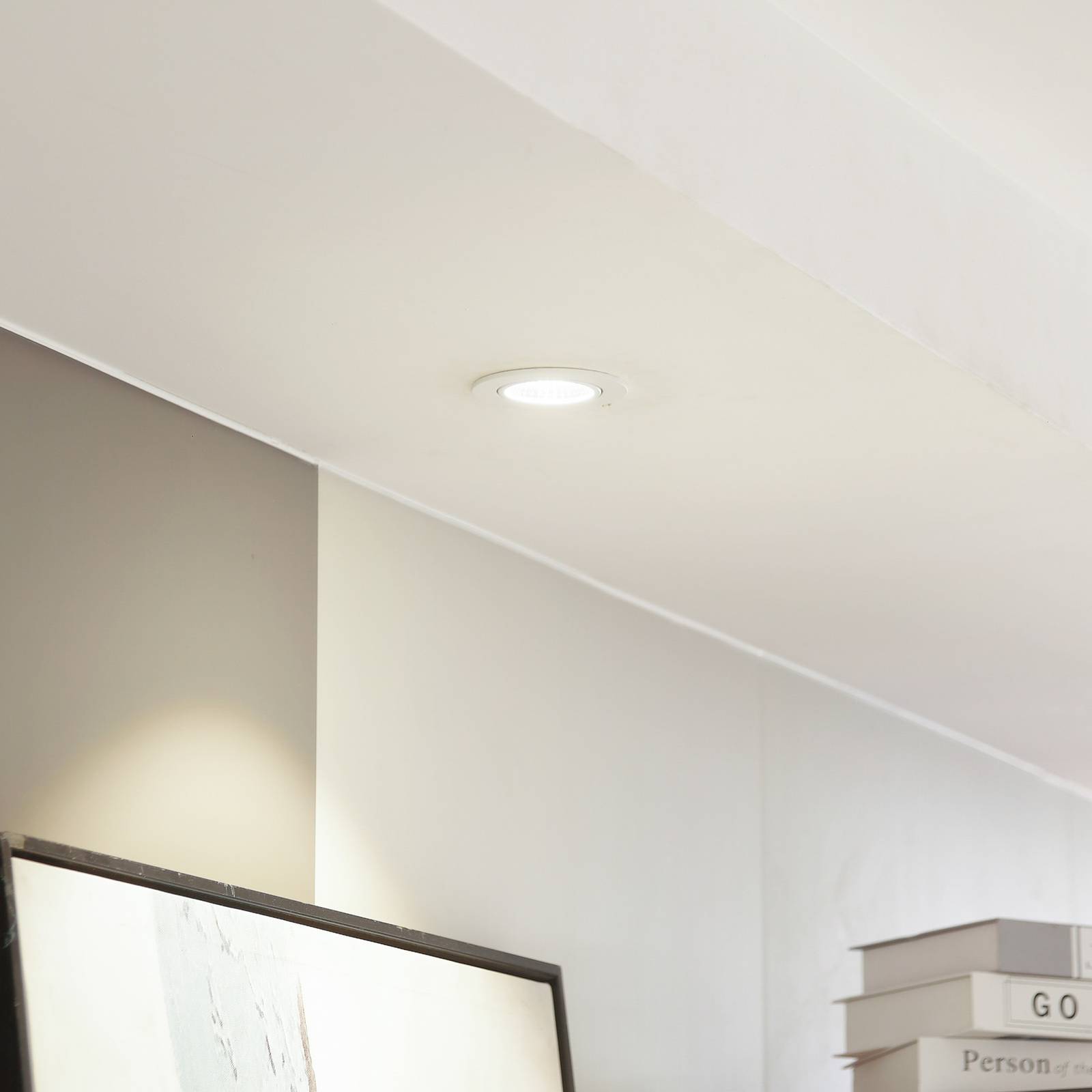 Arcchio LED downlight Zarik, wit, 3.000K – Lampen24
