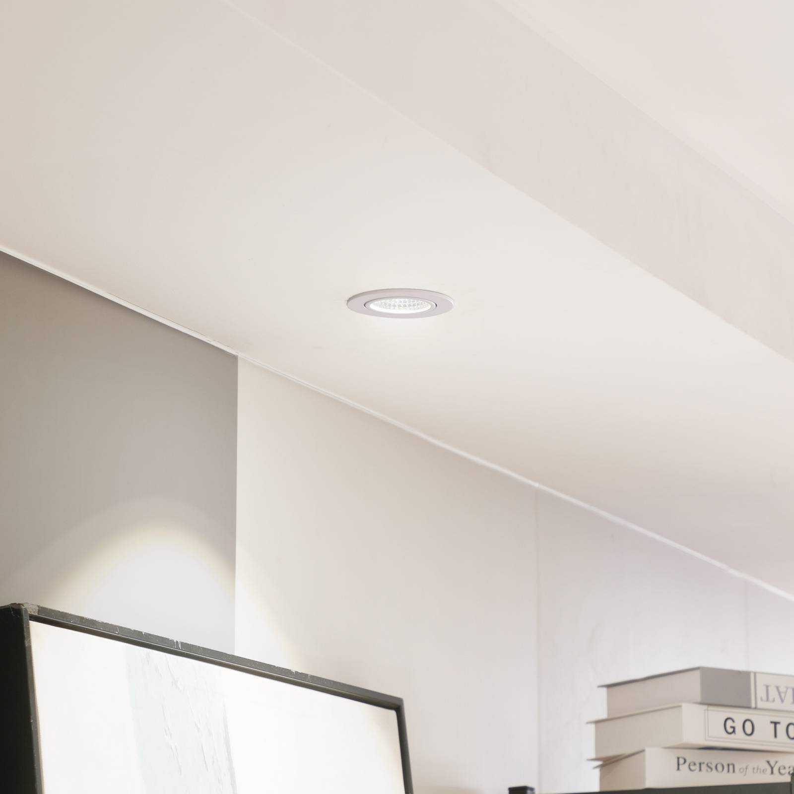 Arcchio LED downlight Zarik, wit, 4.000K – Lampen24