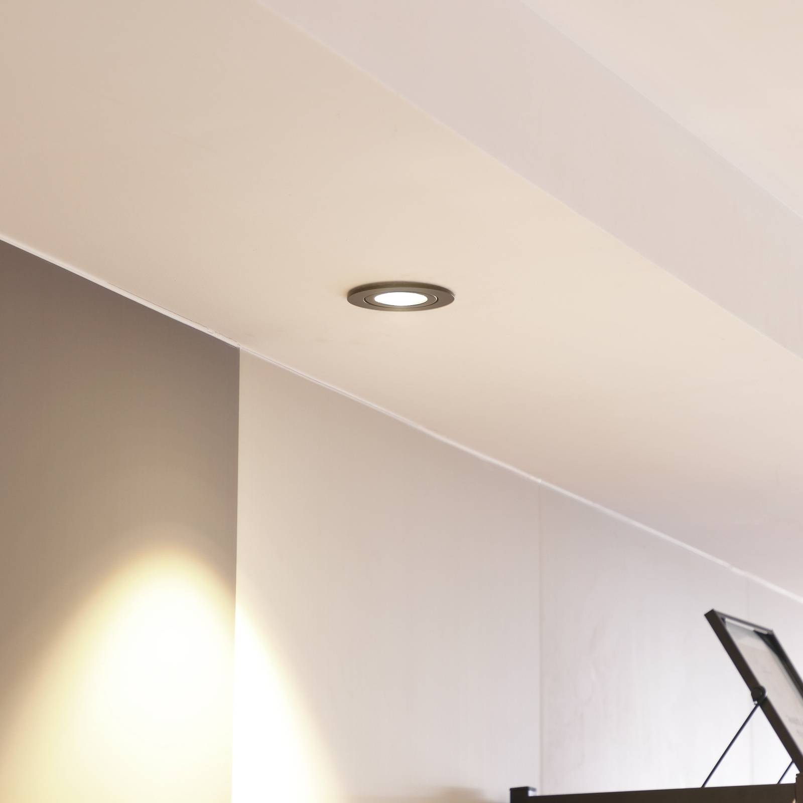 Arcchio LED downlight Jyra, zwart, 2.700K – Lampen24