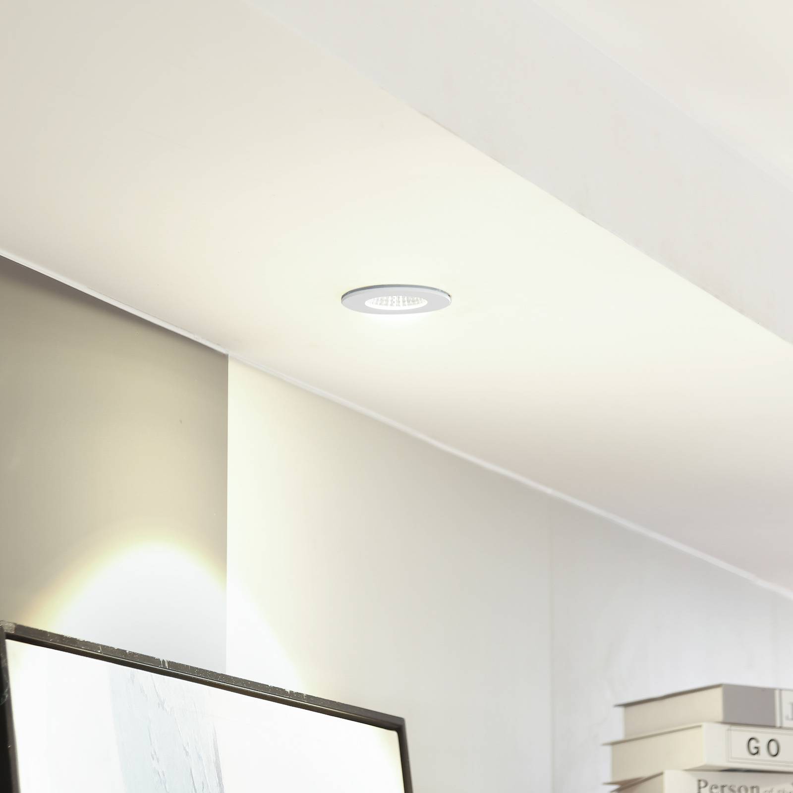 Arcchio LED downlight Lirin, wit, 3.000K – Lampen24
