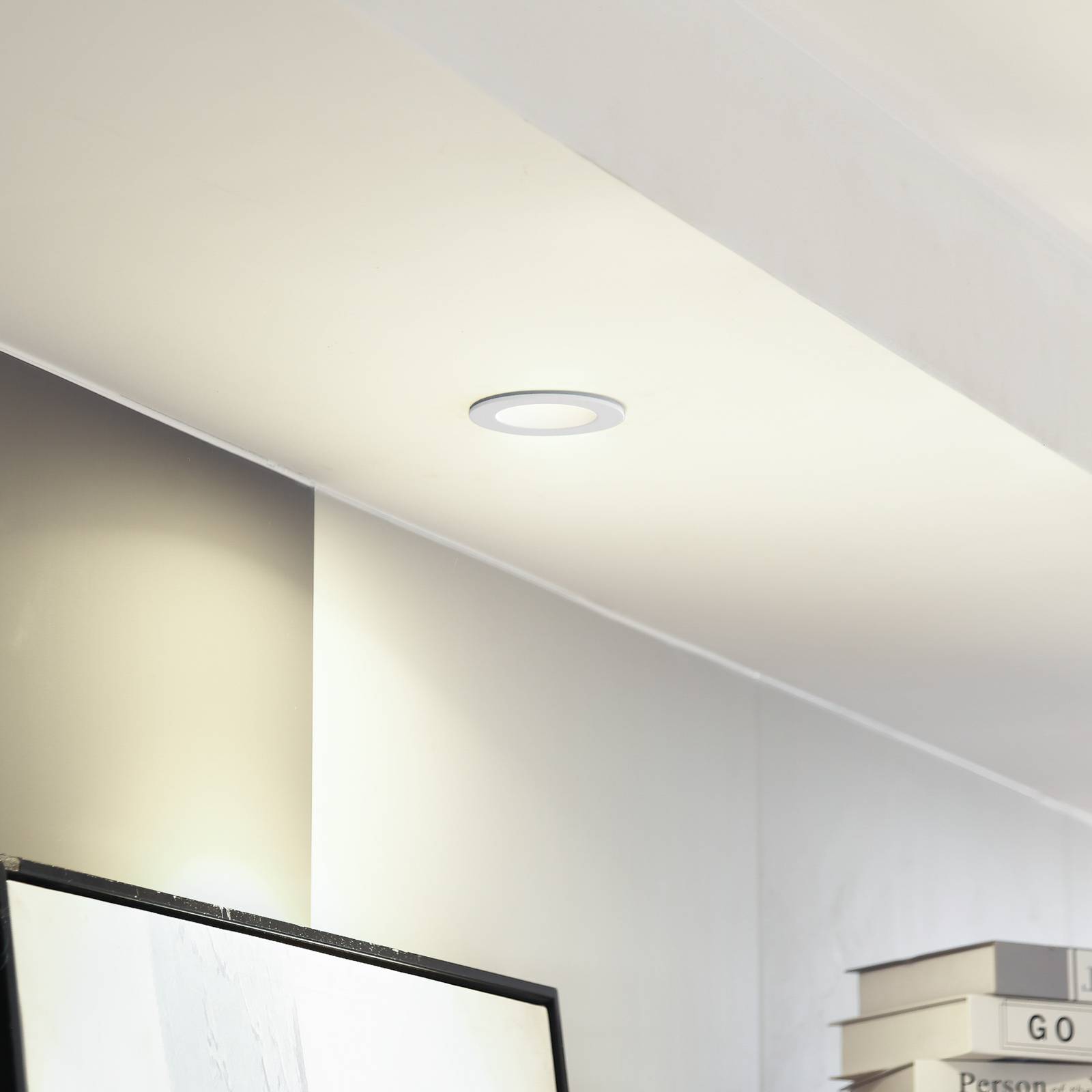 Arcchio LED downlight Aryx, wit, 3.000K – Lampen24