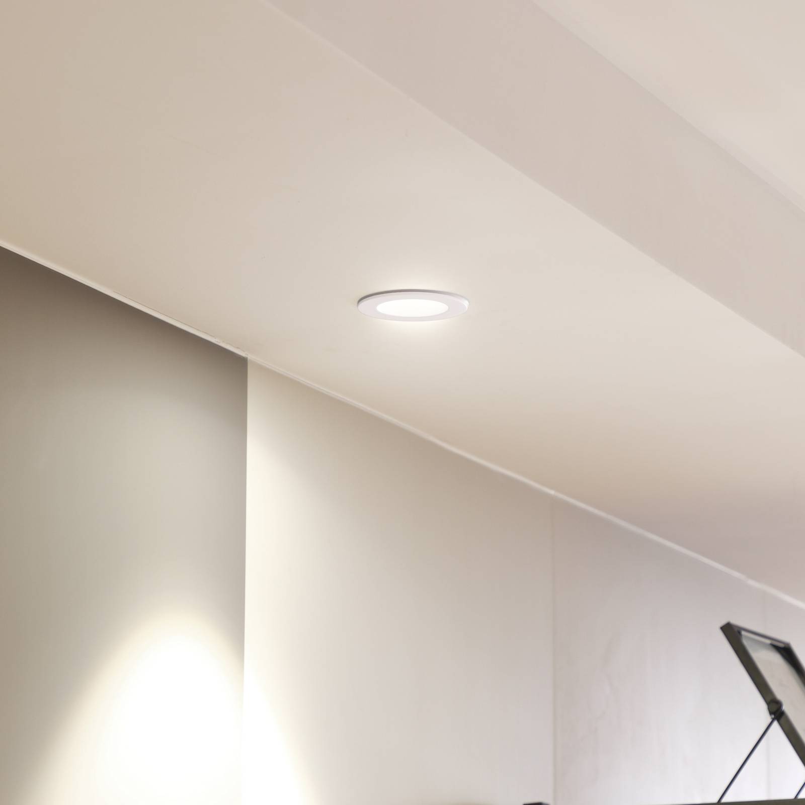 Arcchio LED downlight Aryx, wit, 4.000K – Lampen24