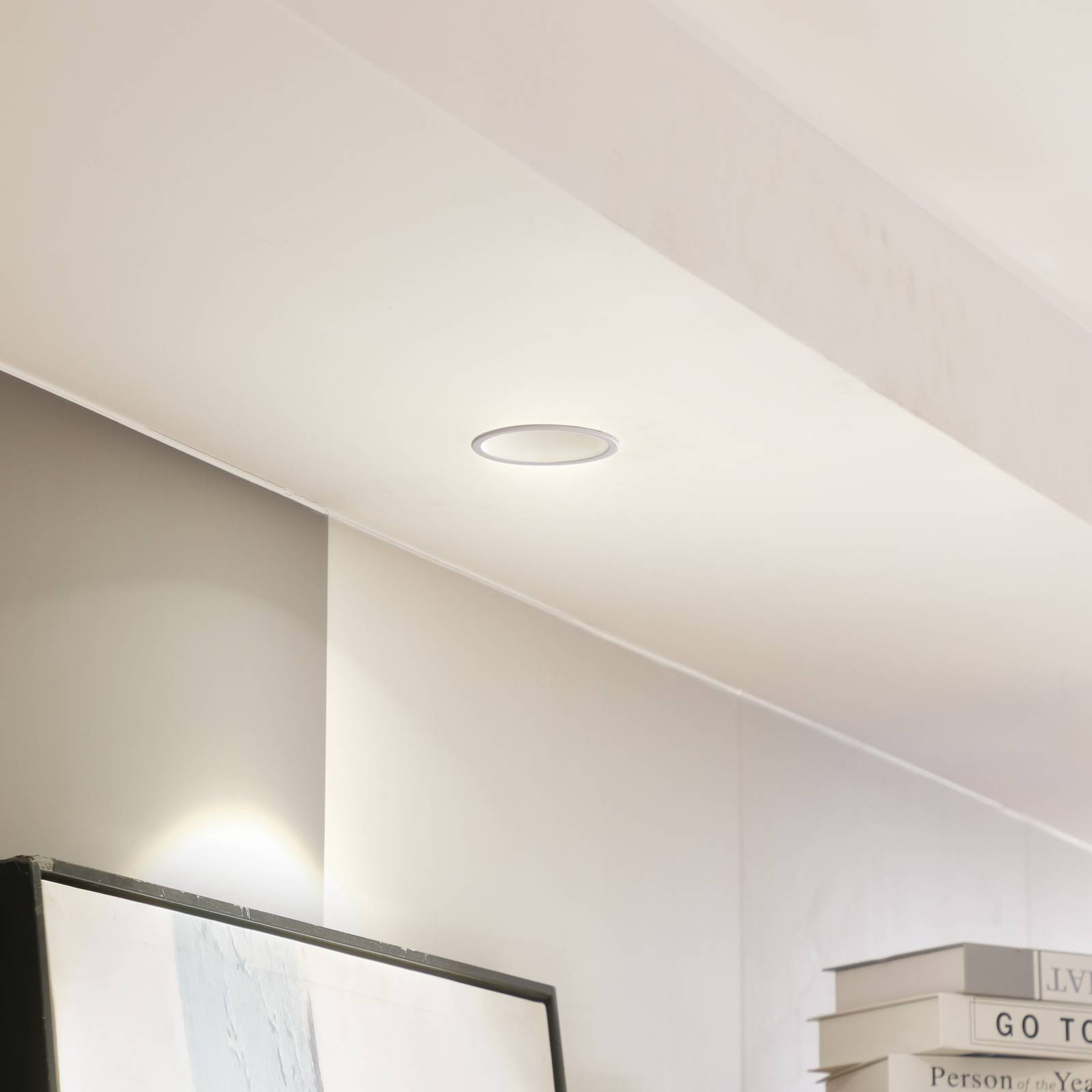 Arcchio LED downlight Niria, wit, 4.000K – Lampen24