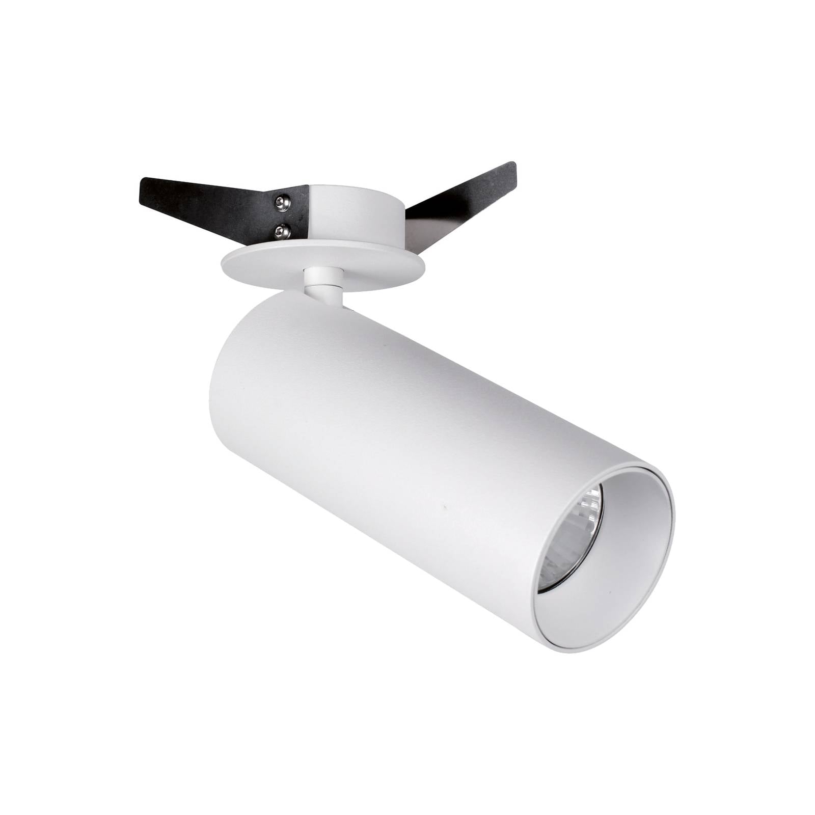 Viokef Inbouwplafondspot Reeds van staal, wit – Lampen24