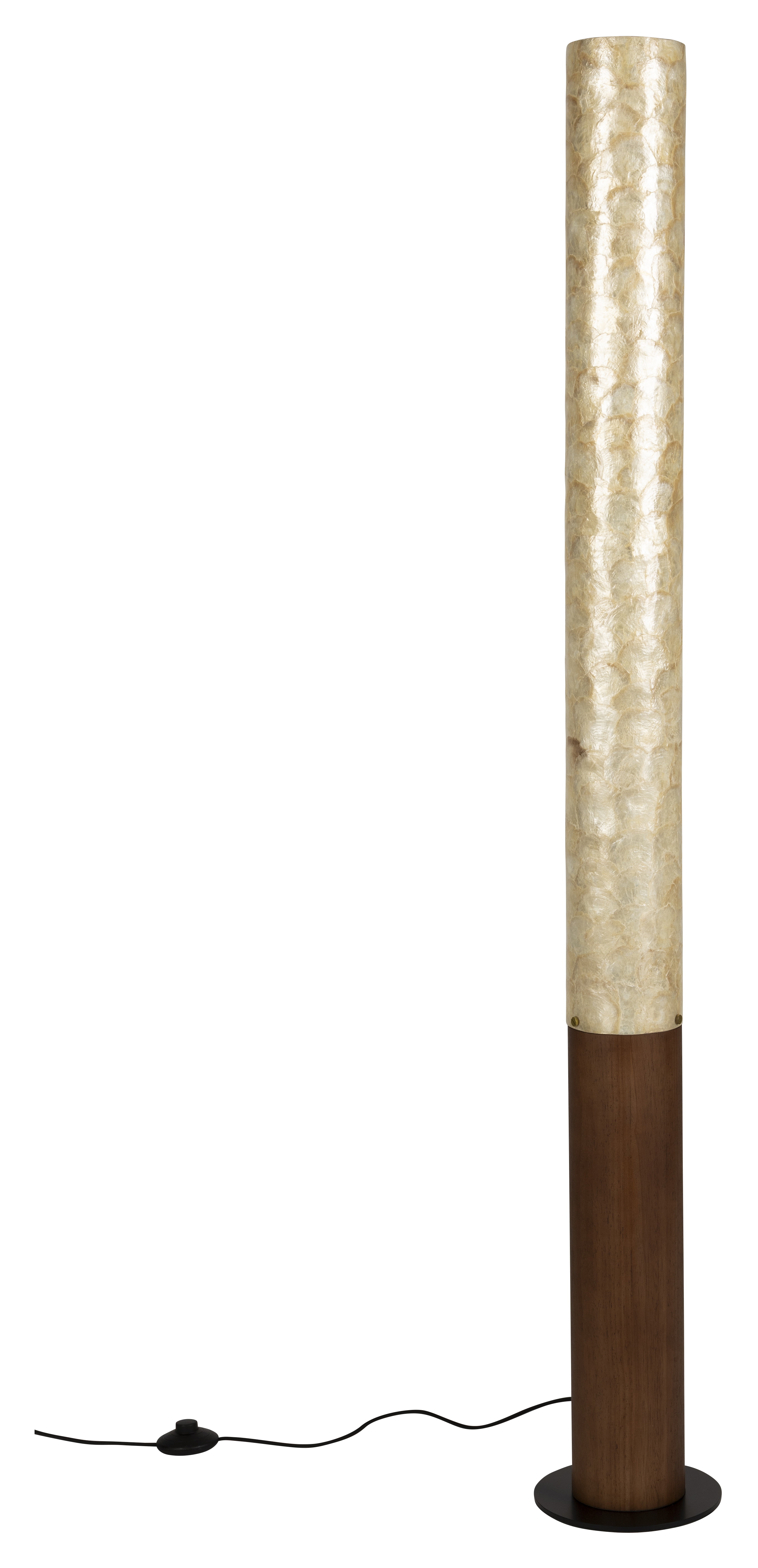 Dutchbone Vloerlamp Beam Eikenhout en acryl
