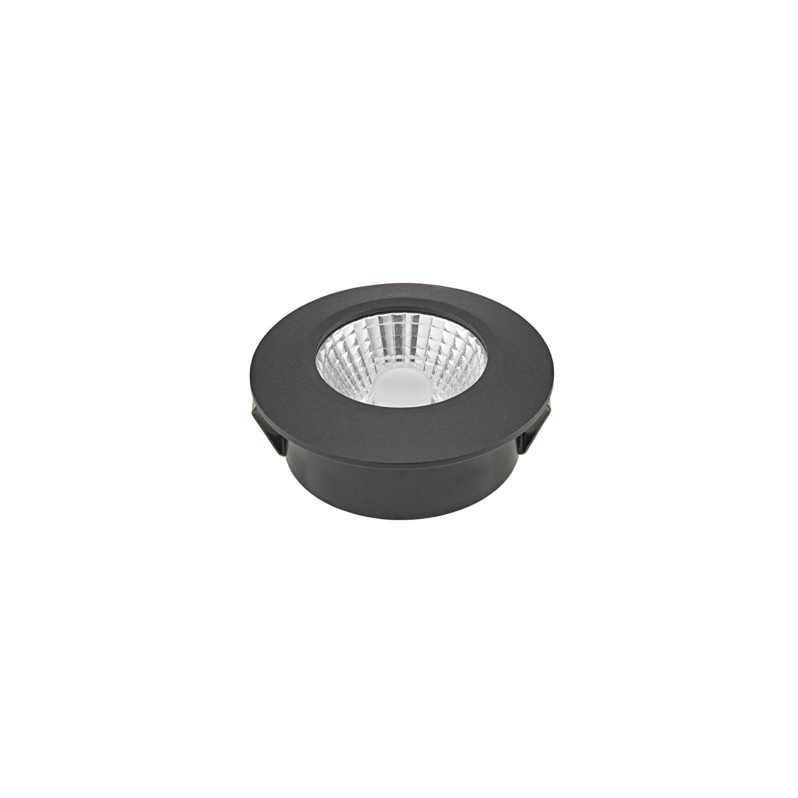 Sigor LED plafondinbouwspot Diled, Ø 6,7 cm, Dime LED, zwart – Lampen24