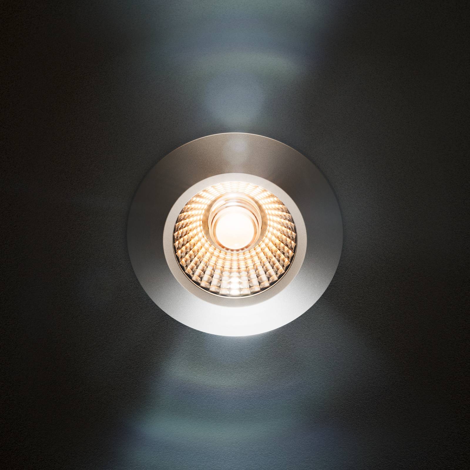 Sigor LED plafondinbouwspot Diled, Ø 6,7 cm, Dime LED, wit – Lampen24