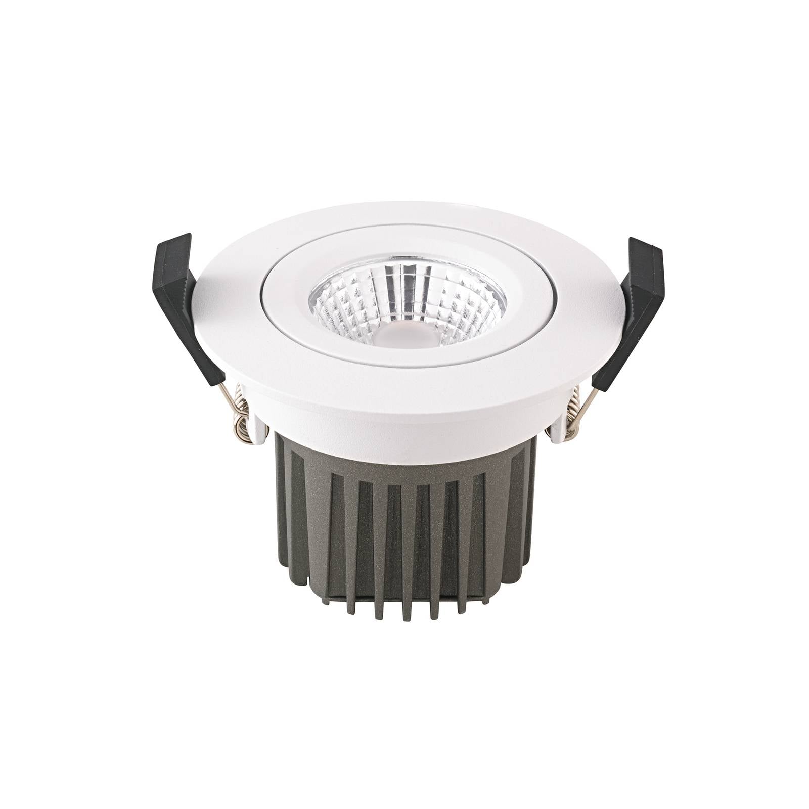 Sigor LED plafondinbouwspot Diled, Ø 8,5cm, 10 W, Dime, wit – Lampen24