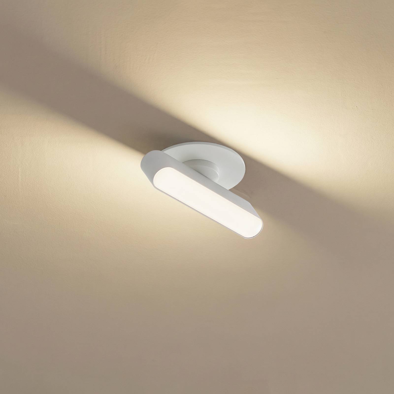 Lindby LED inbouwlamp Eldrin, wit, lichtstrip, 13,1 cm – Lampen24