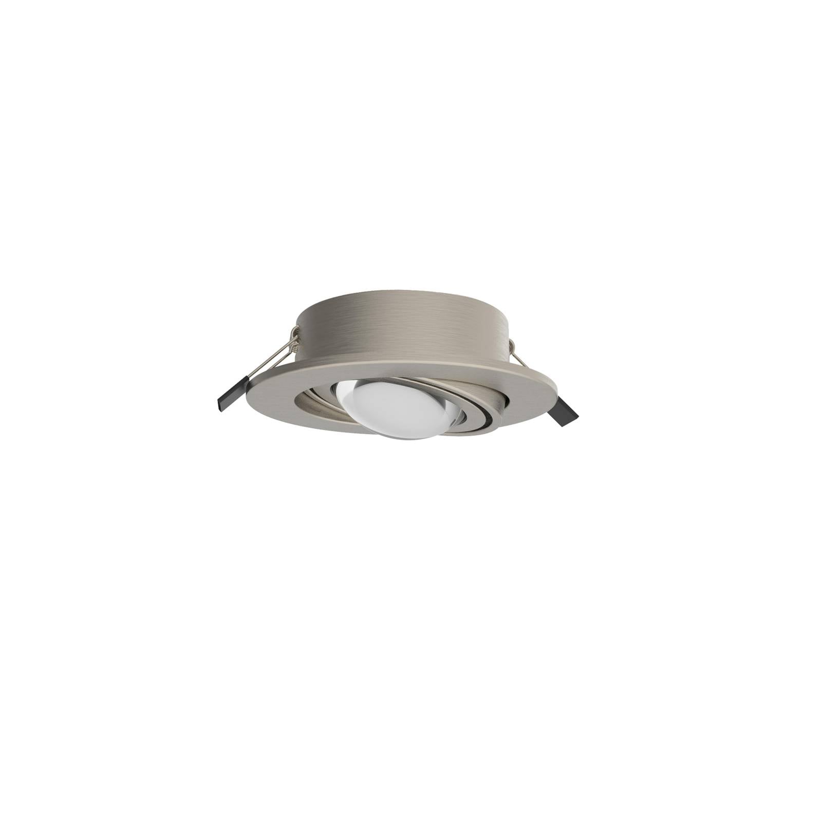 MEGATRON inbouwspot Planex Powerlens, 4,8 W, nikkel – Lampen24
