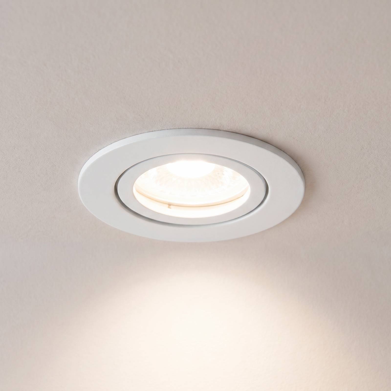 BRUMBERG inbouwspot Tirrel-R GU10 fitting, mat wit – Lampen24