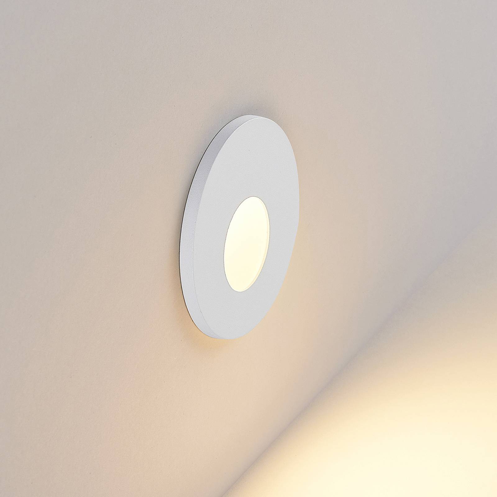 Molto Luce LED inbouwlamp Wall 68R RD wit, aluminium, CCT – Lampen24