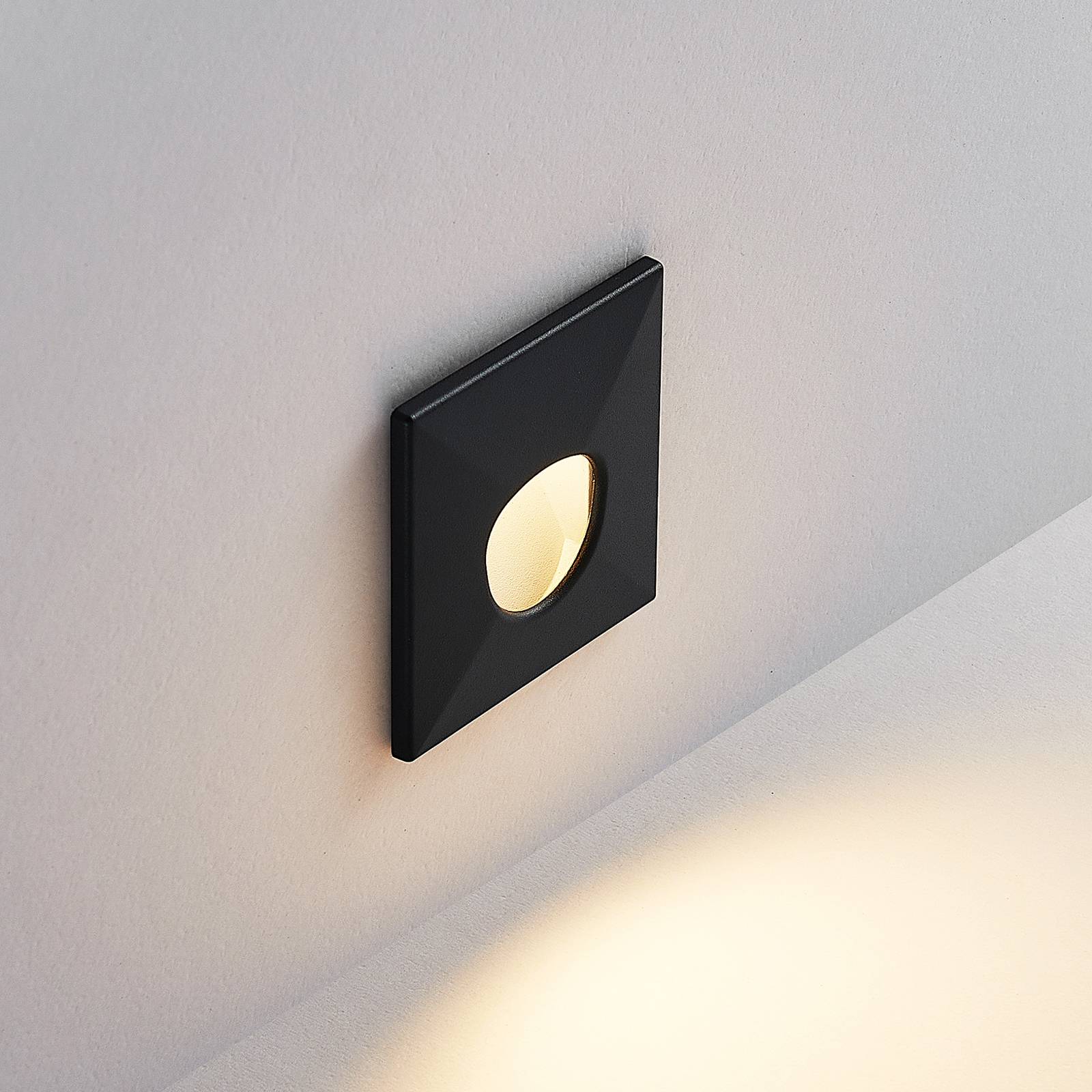 Molto Luce inbouwlamp Wand 68R Sina SQ, zwart, CCT – Lampen24