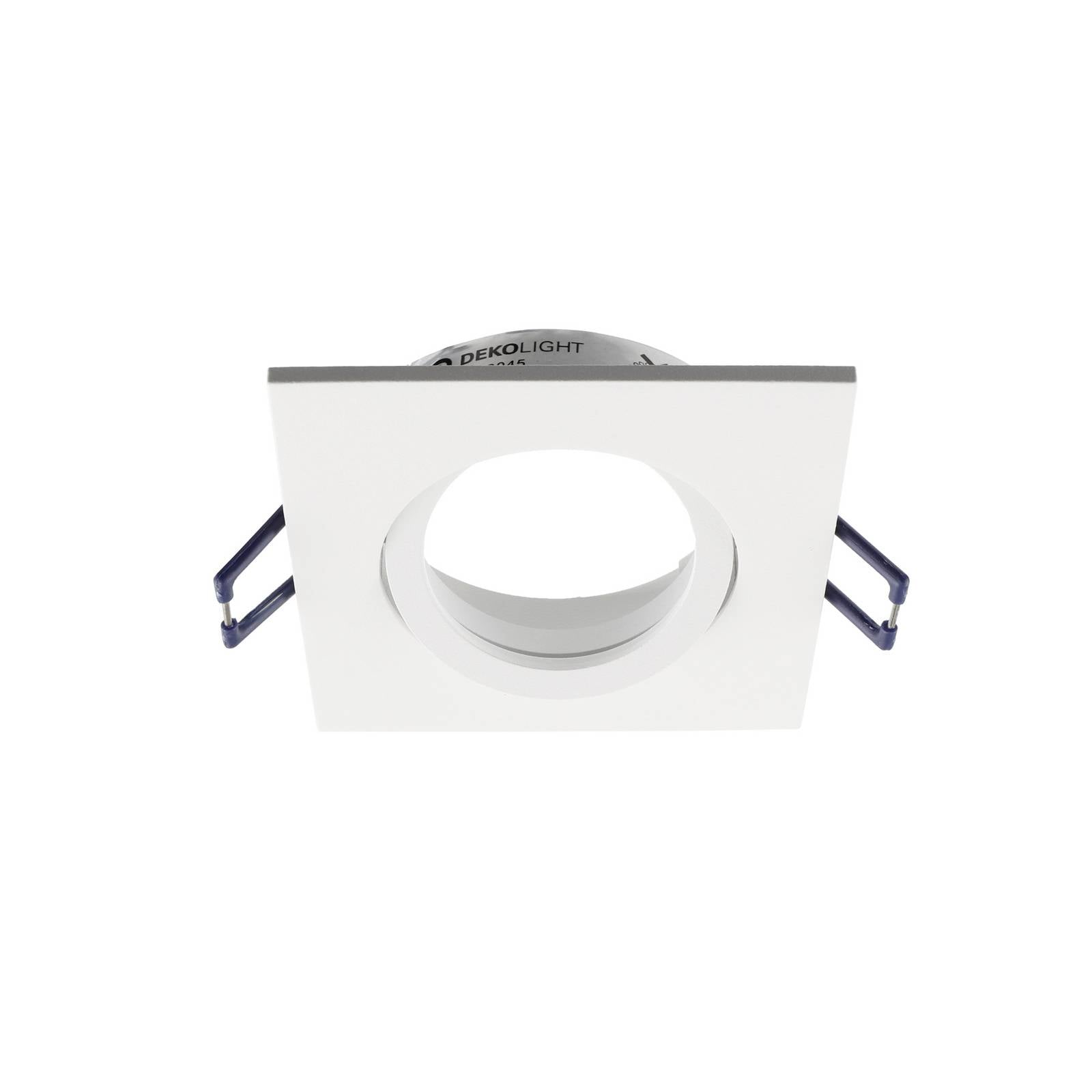 Deko-Light Samsola plafond inbouwlamp, wit, 9 x 9 cm, metaal – Lampen24