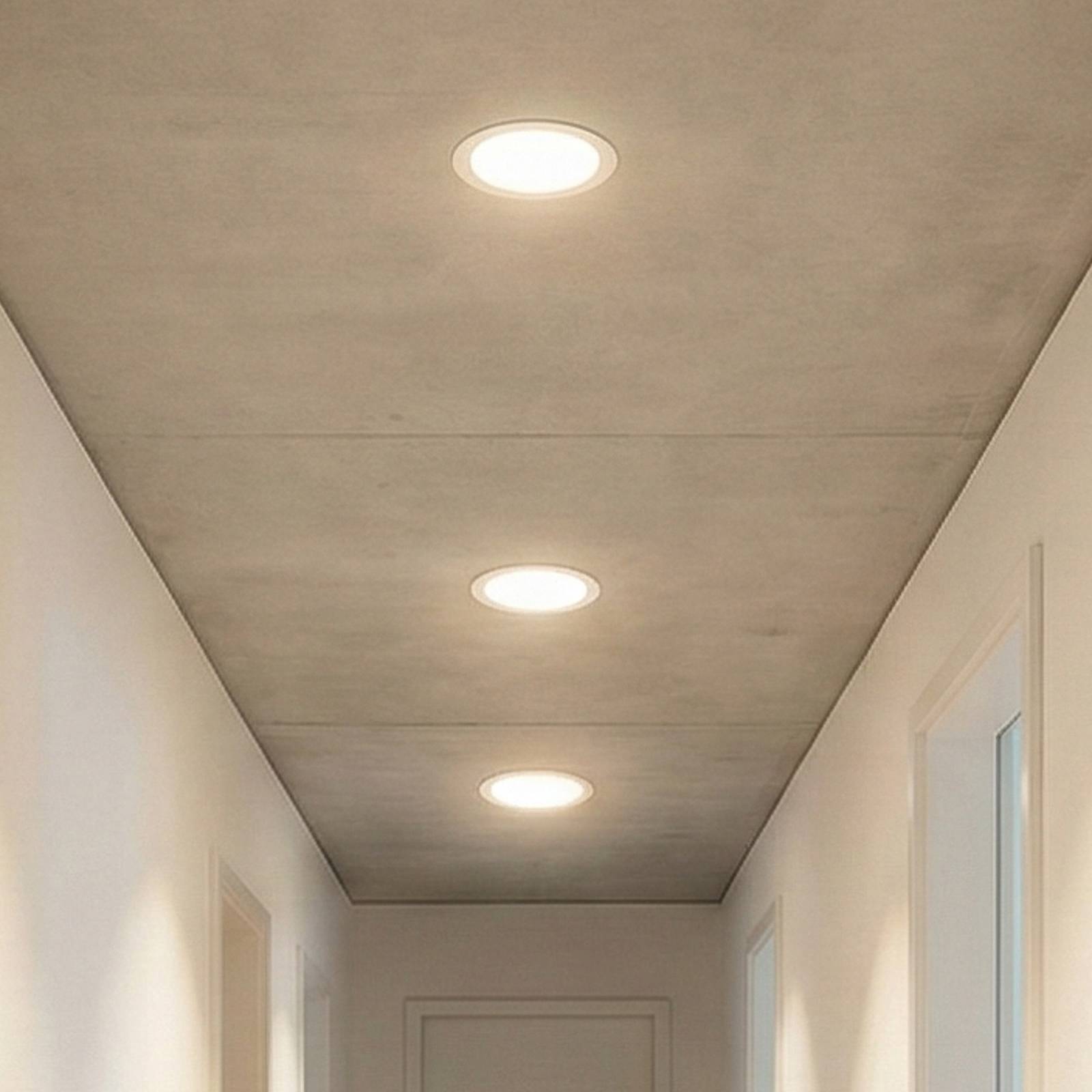 OSRAM LED plafond inbouwlamp SLIM, Ø 12 cm, 6.500 K, wit – Lampen24