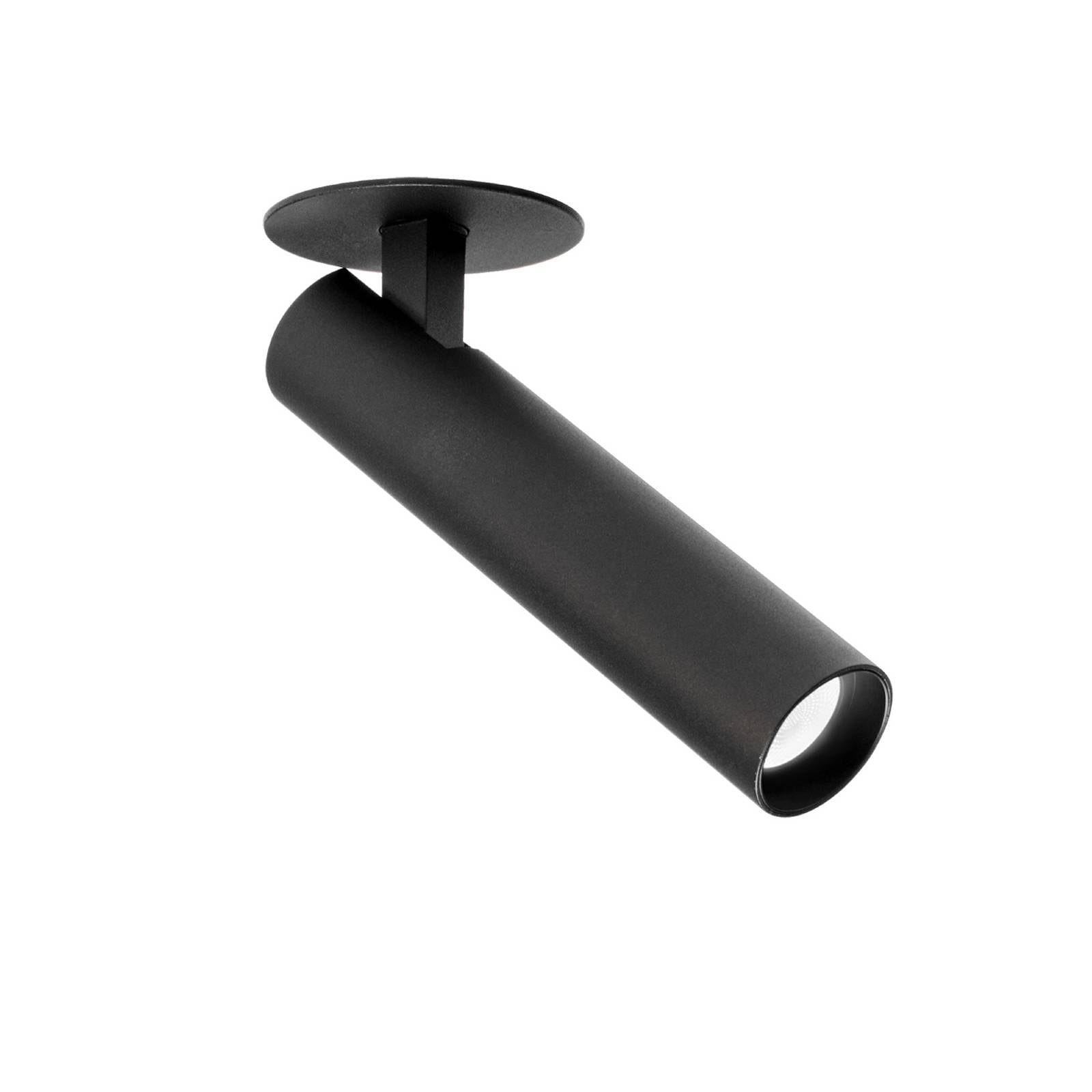 Wever & Ducré Lighting WEVER & DUCRÉ LED-spot Match 1.0 halfverzonken, zwart, 2.700 K – Lampen24