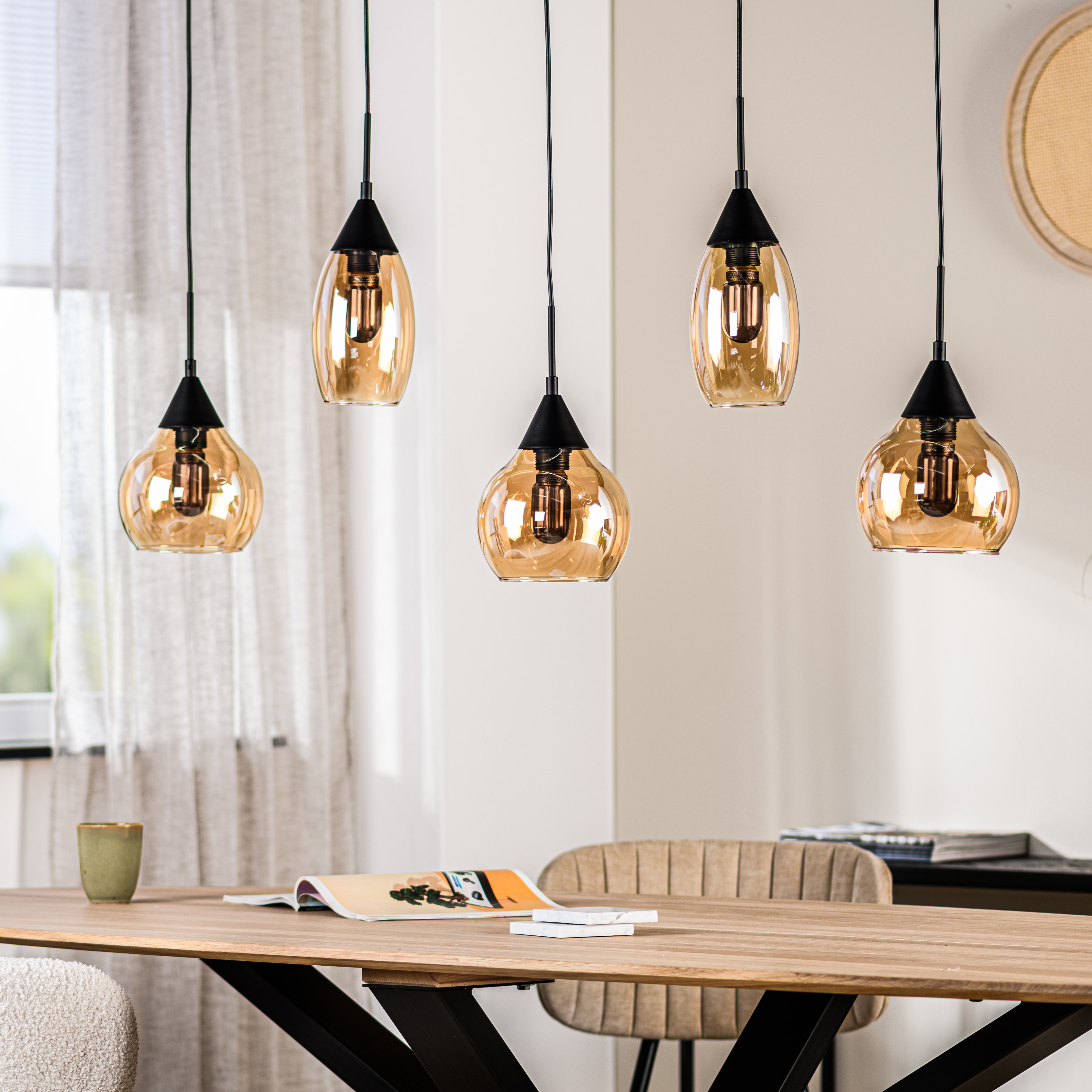 BASE Hanglamp Esperanza 5-lamps