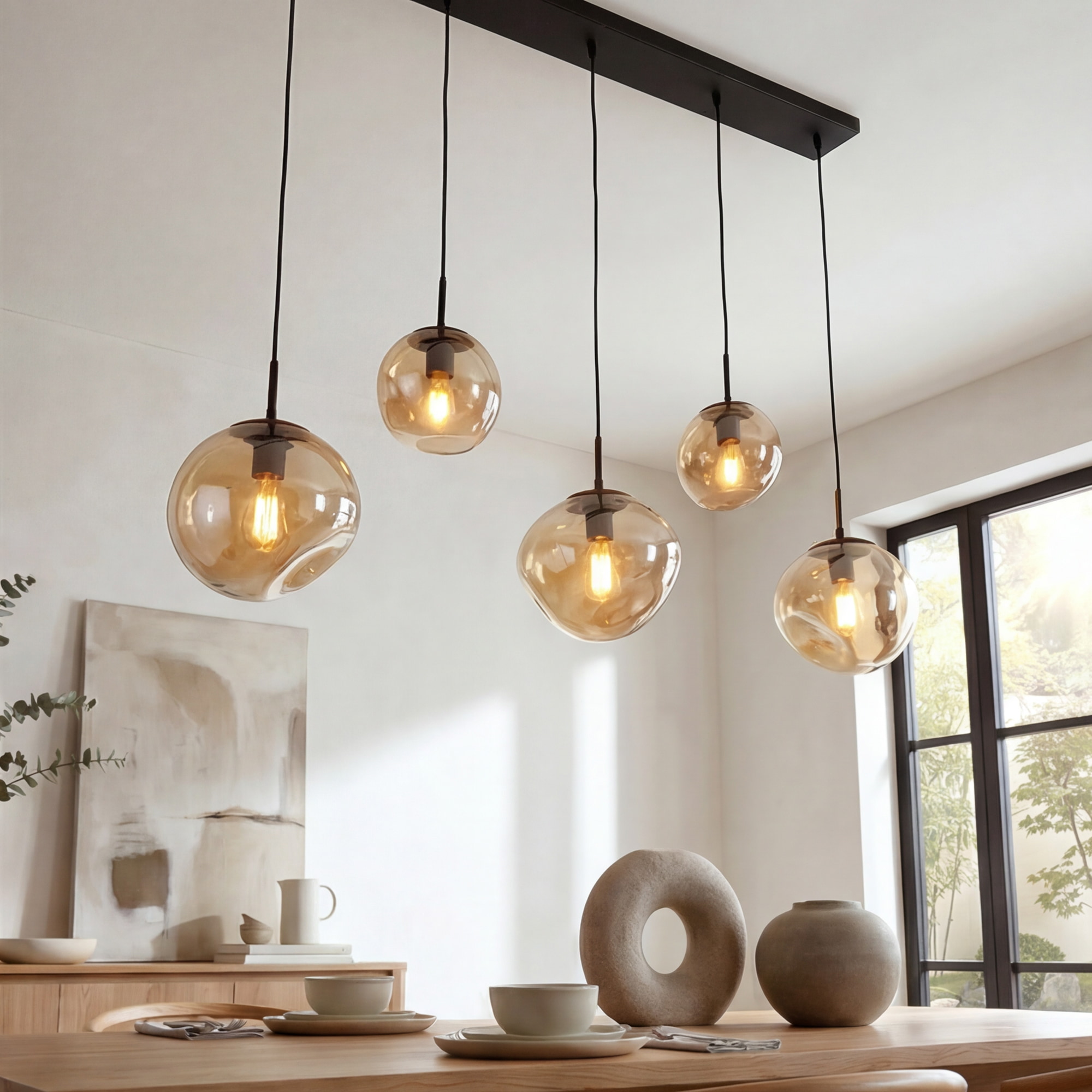 BASE Hanglamp Kasim 5-lamps