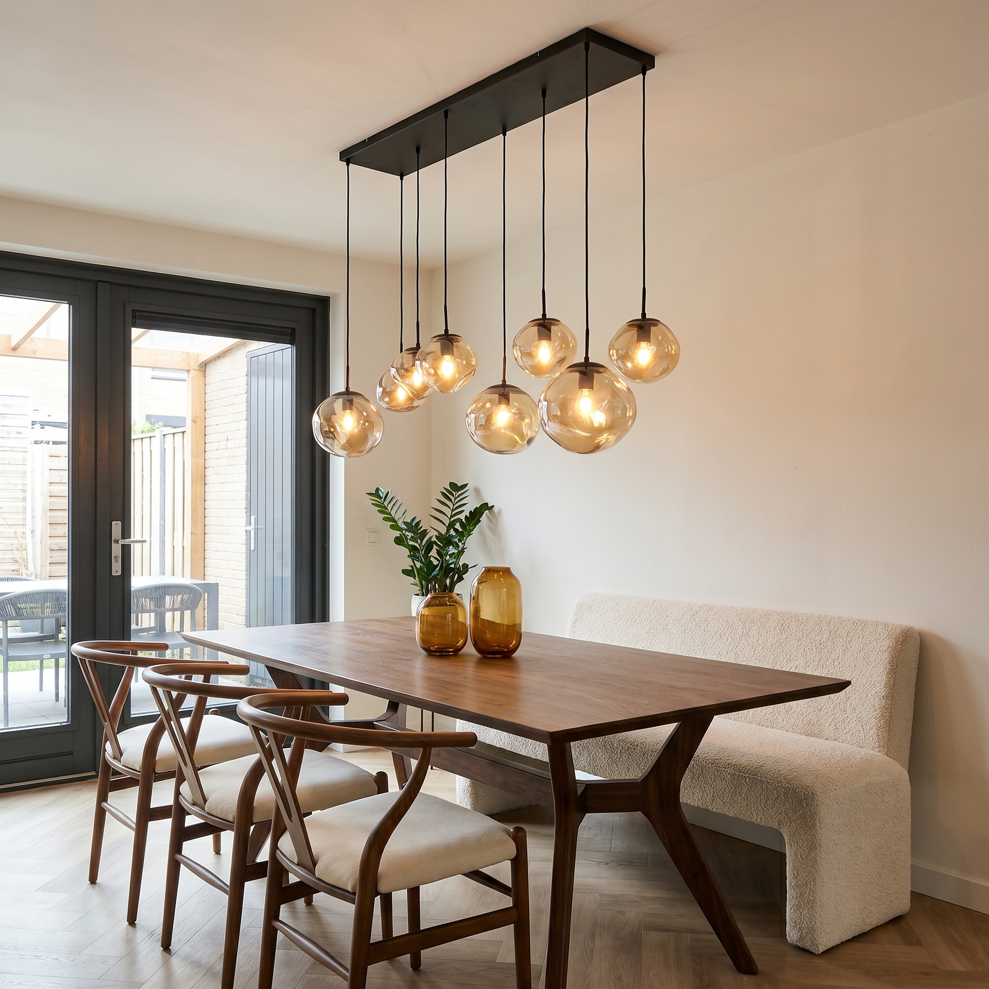 BASE Hanglamp Kasim 8-lamps
