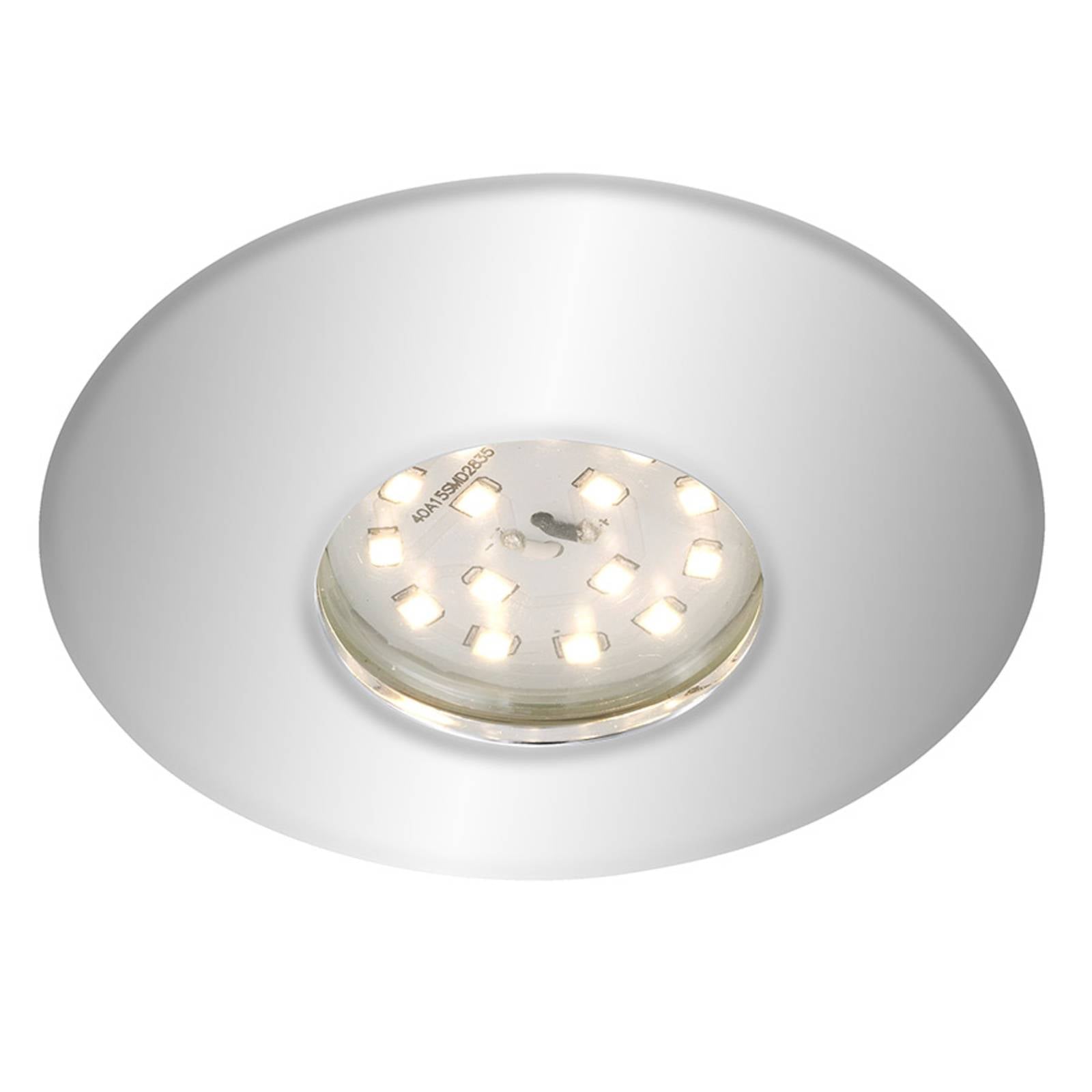 Briloner Verchroomde LED inbouwspot Douche, IP65 – Lampen24
